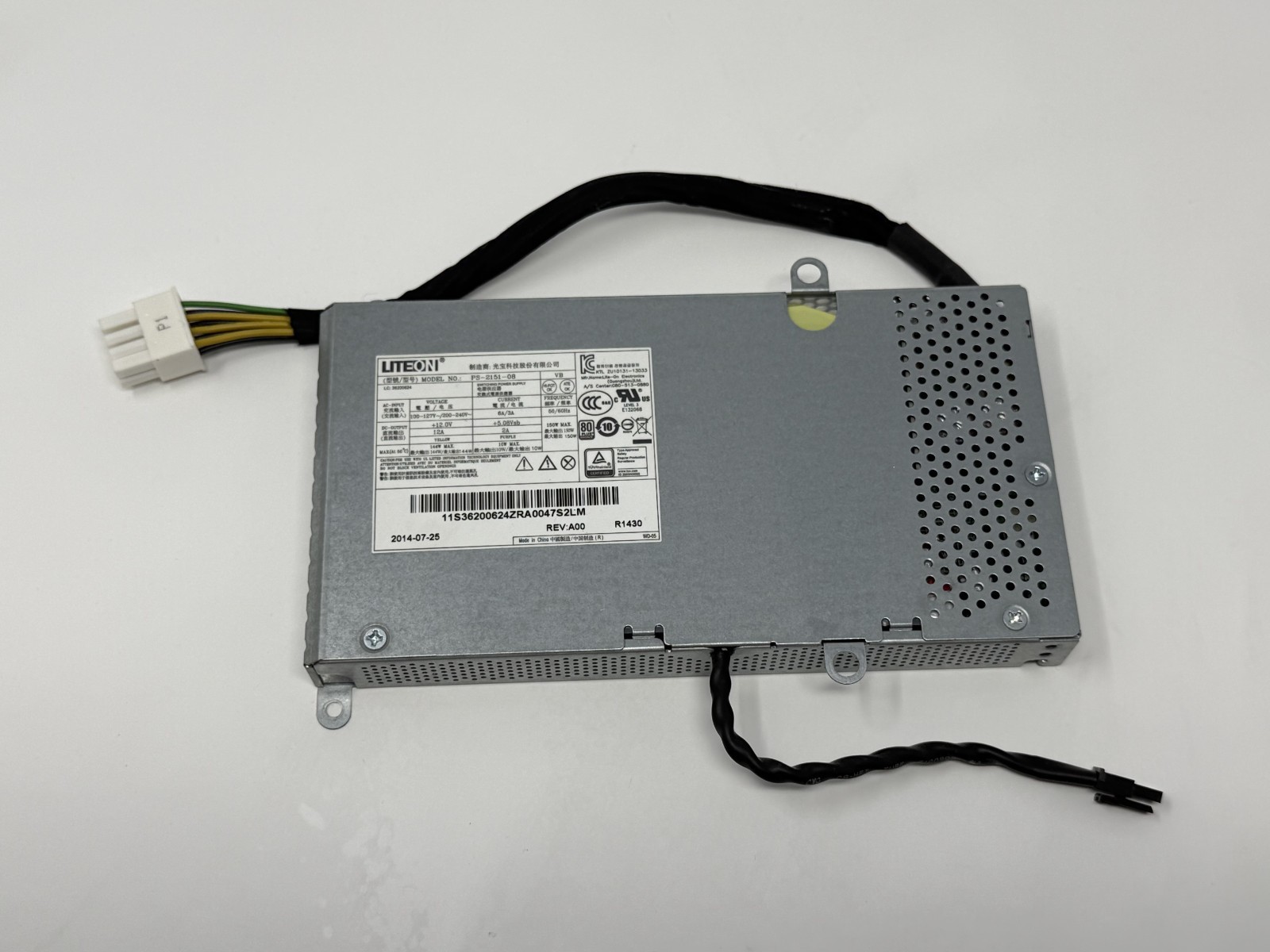 Lenovo IdeaCentre AIO B50-30 B50-35 150W Power Supply LiteOn PS-2151-08 36200624