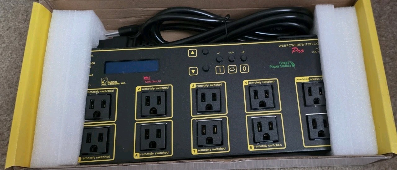 DLI DLI-PRO-10 8+2 Wireless Web Power Switch WiFi Remote Power Reboot NEW IN BOX