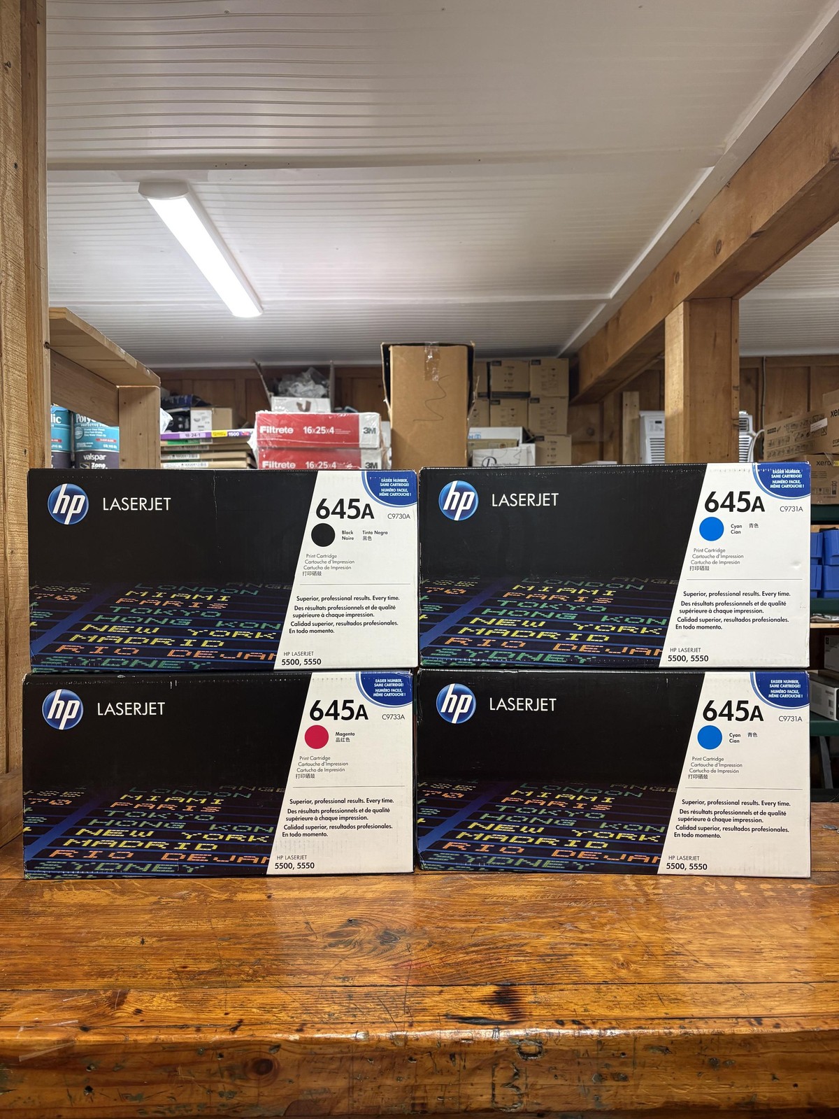 HP 645A Set CMK, No Yellow C9730A, C9731A, C9733A OEM HP Toner Cartridge Sealed