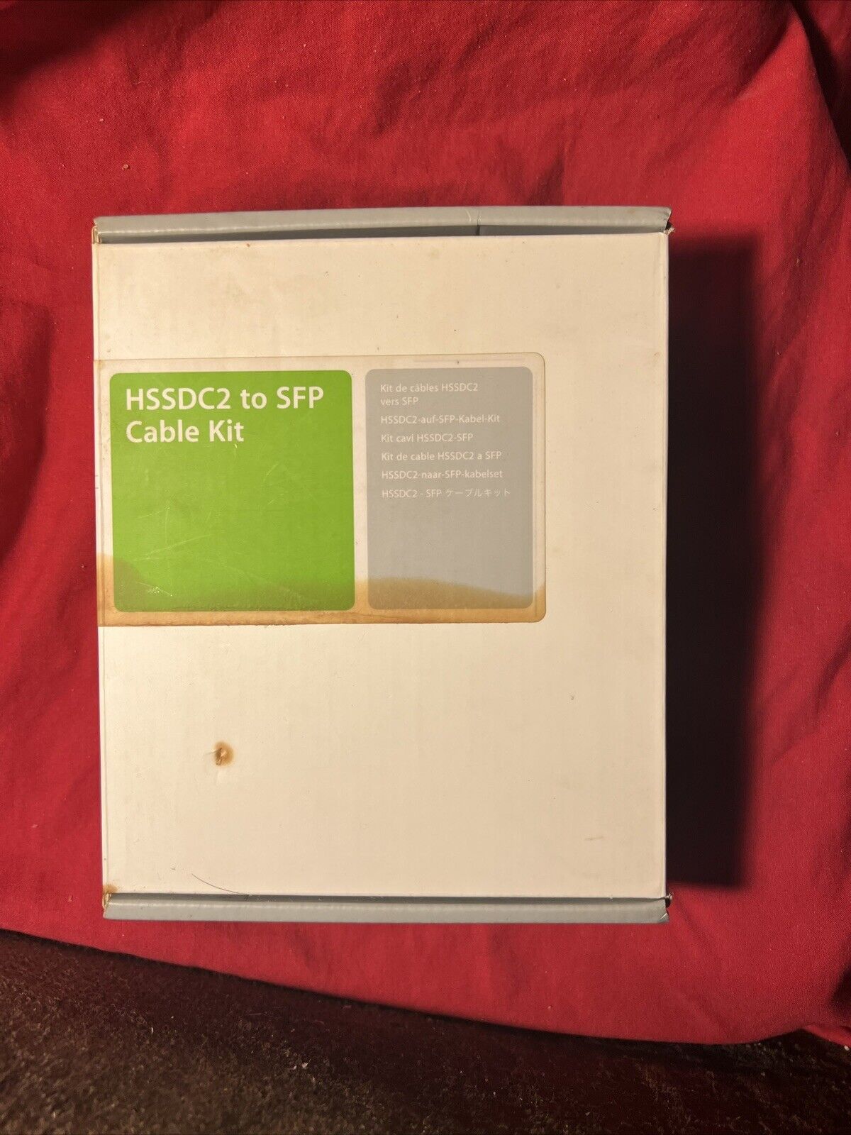 (2) Genuine Apple HSSDC2 to SFP Cable Kit M9360G/A in very good condition.