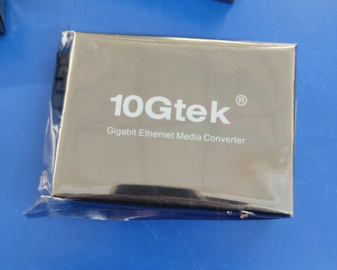 10Gtek Gigabit Ethernet Media Converter with SC Transceiver Module G0101-SC20