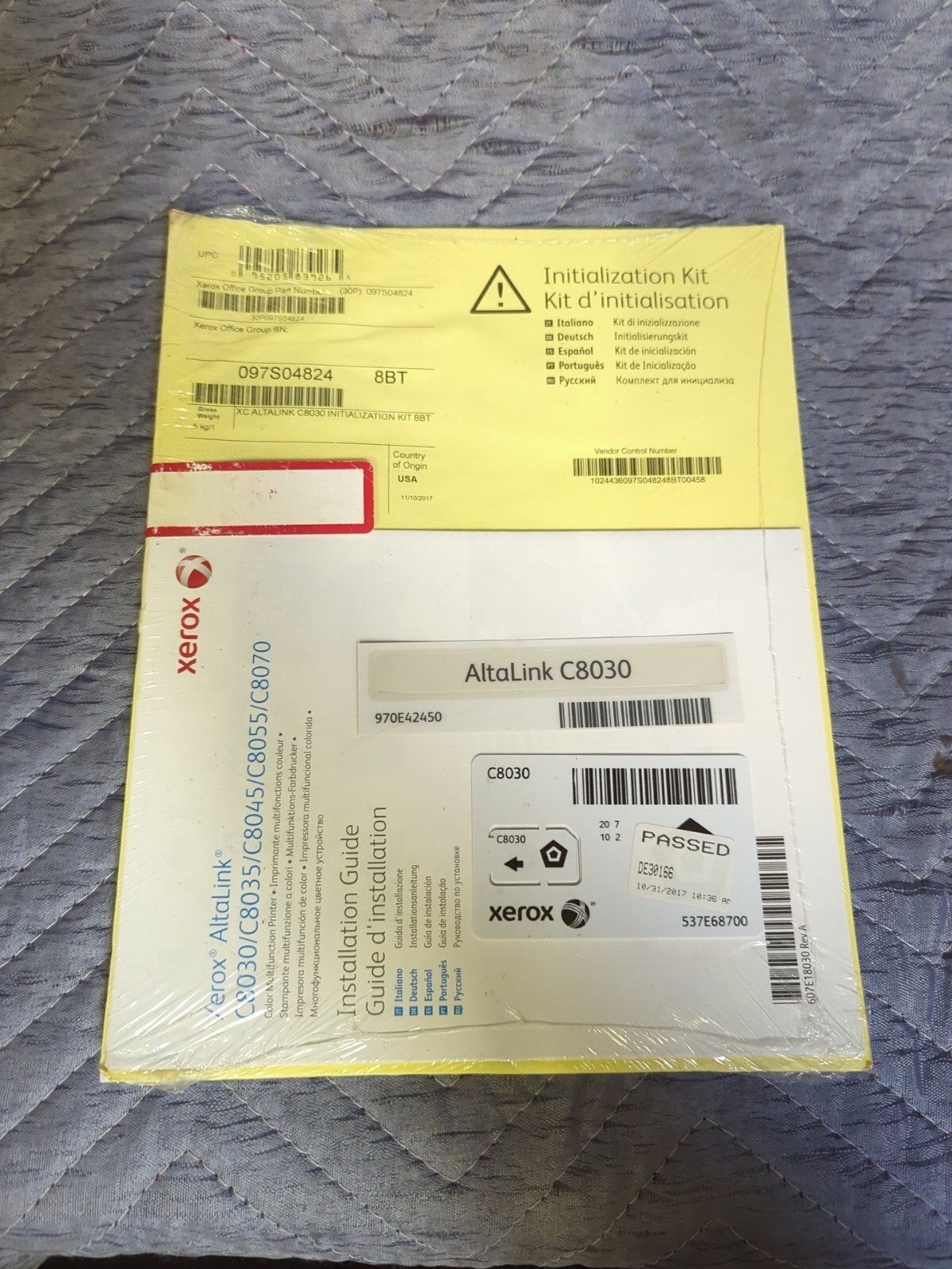 Xerox Altalink C8030 Initialization Kit 097S04824