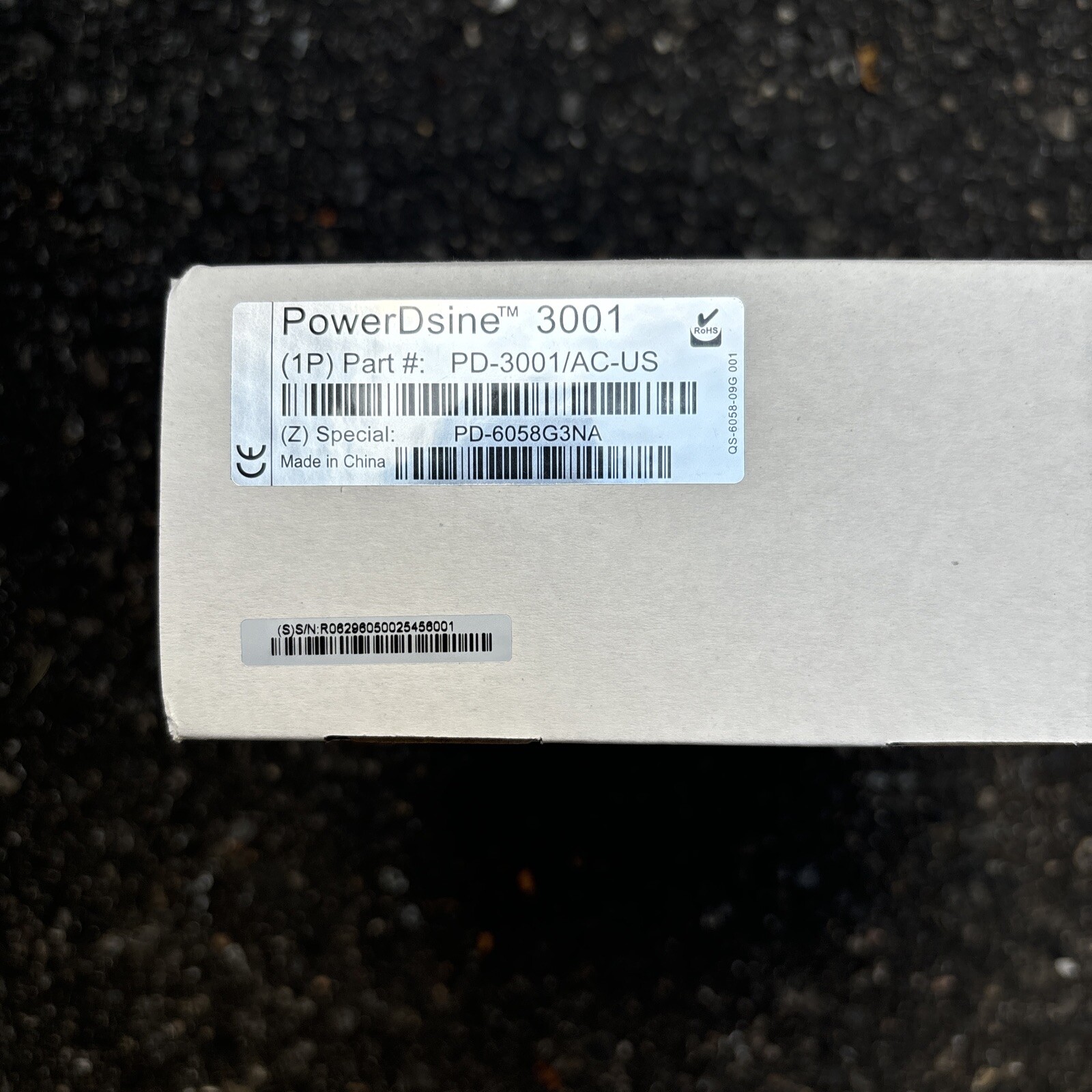 PowerDsine 3001 Power Over Ethernet Midspan PoE Injector PD-3001/AC-US