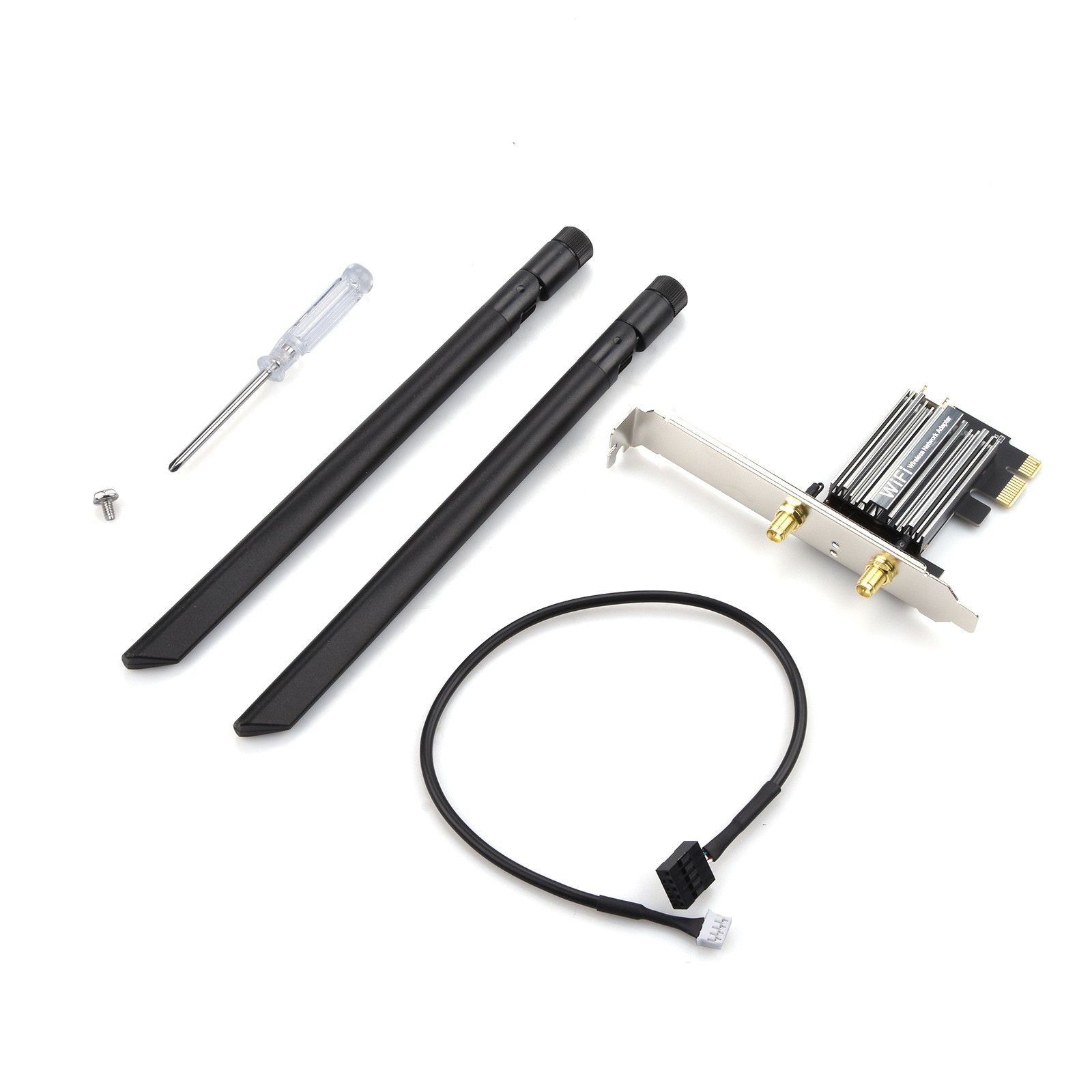 AX3000 Chipset PCIe WiFi 6 For Intel AX200 WiFi Card Bluetooth PC Adapter 1 Set