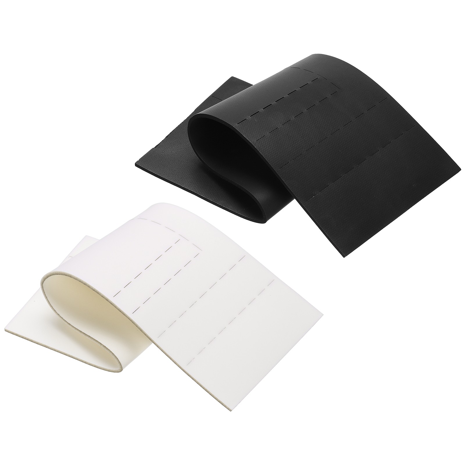 2pcs 5.1 x 17 x 0.12 Inch Keyboard Foam, Sound Dampening Foam, Black/White