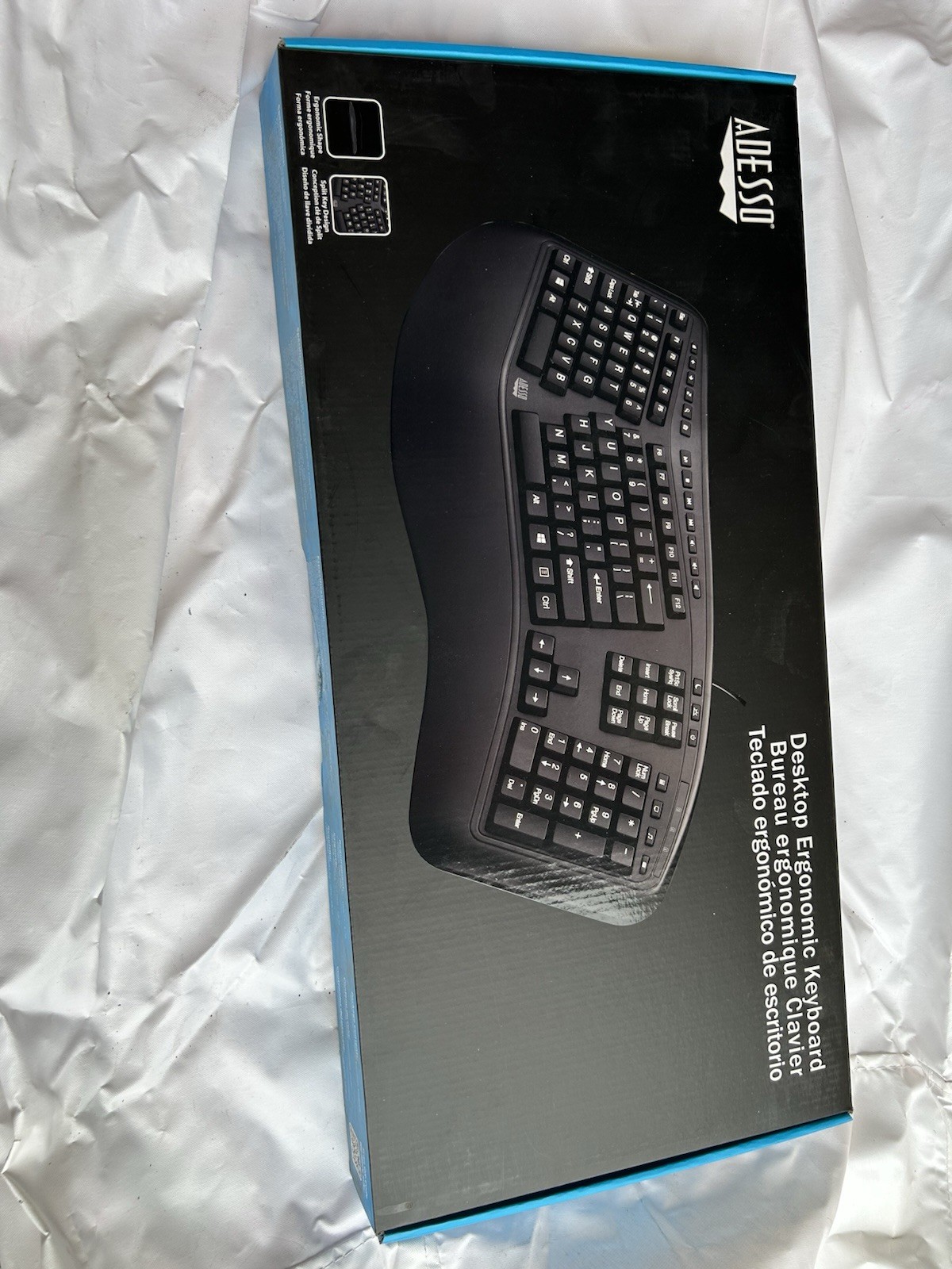 Adesso TruForm Ergonomic Desktop Keyboard
