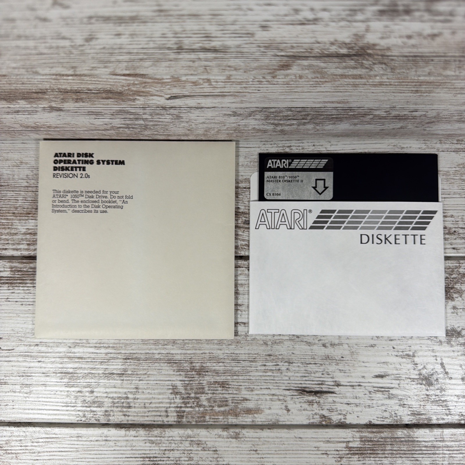 Atari 810 / 1050 Master Diskette Operating System II Revision 2.0