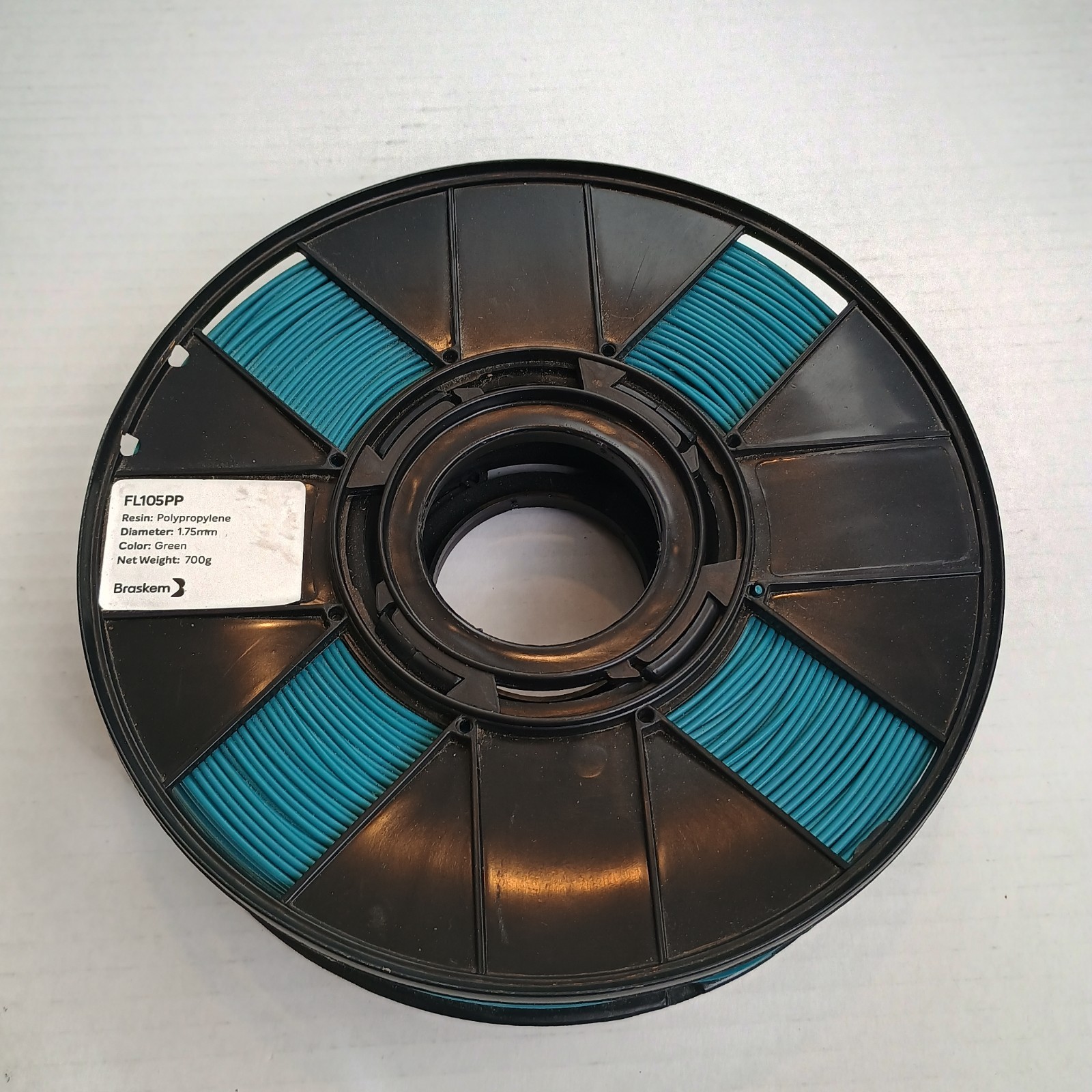 Braskem FL500PP-GF Glass Fiber Reinforced Polypropylene Filament 1.75mm 700g