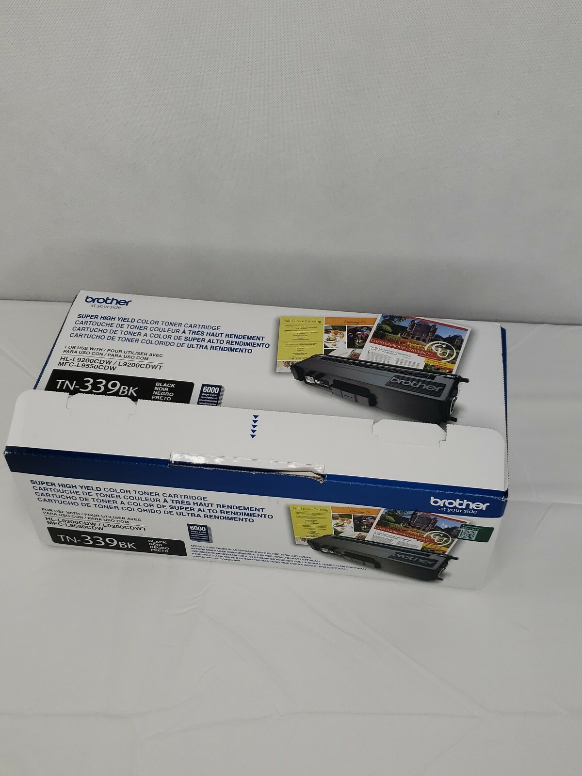 Brother TN339BK Genuine Toner Cartridge  Black - New
