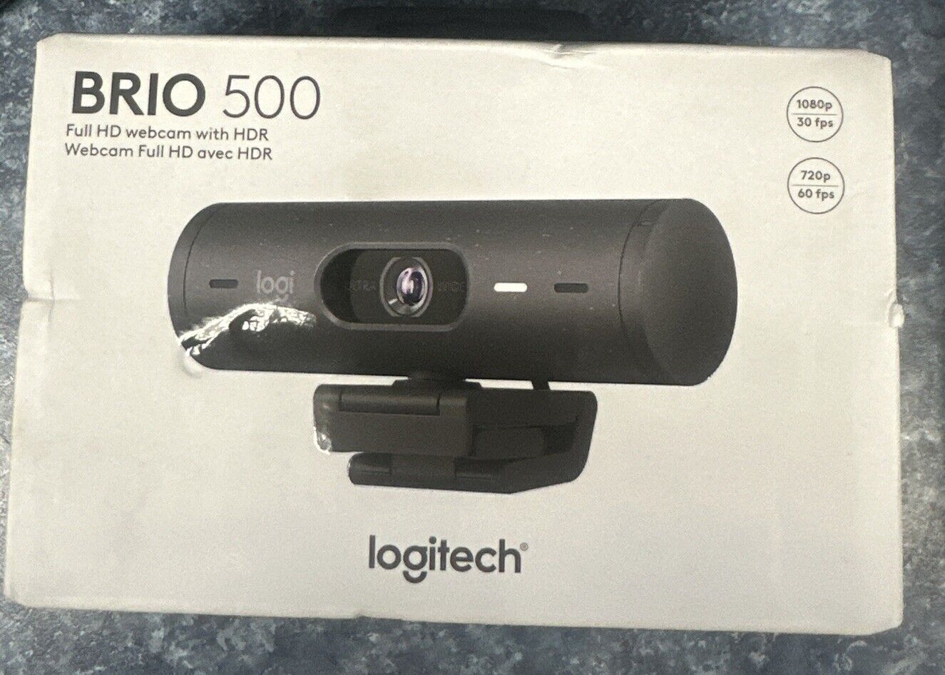 NEW LOGITECH BRIO 500 FULL HD WEBCAM WITH HDR 960-001493 FAST 