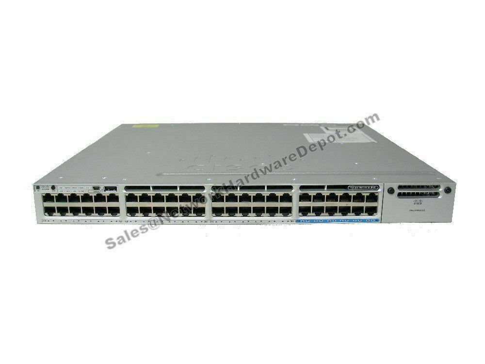 Cisco WS-C3850-12X48U-S 48-Port UPOE MGIG w/ AC Power - 1 Year Warranty