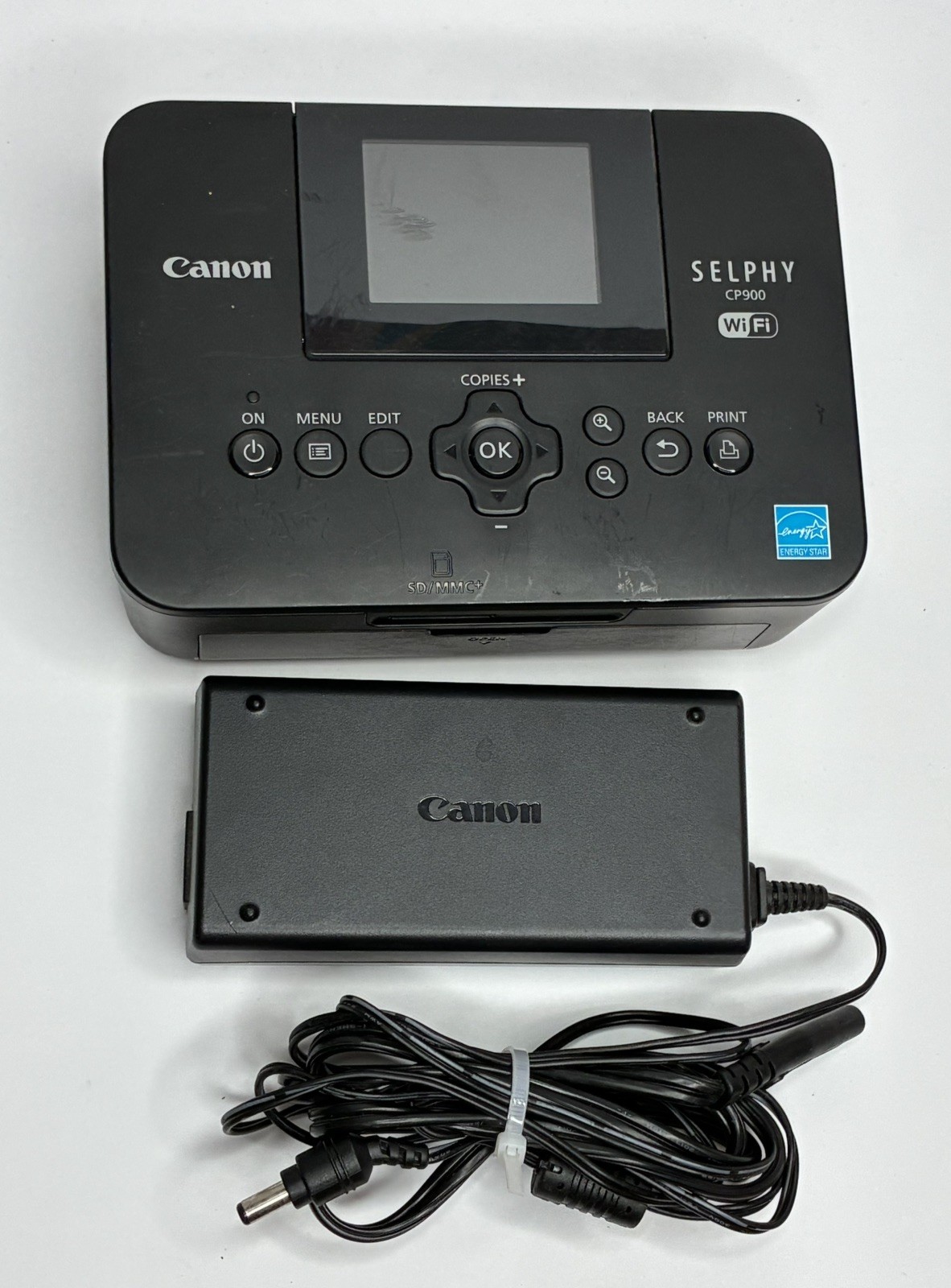 Canon SELPHY CP900 Wireless Portable Photo Printer A6 Color Untested with cord