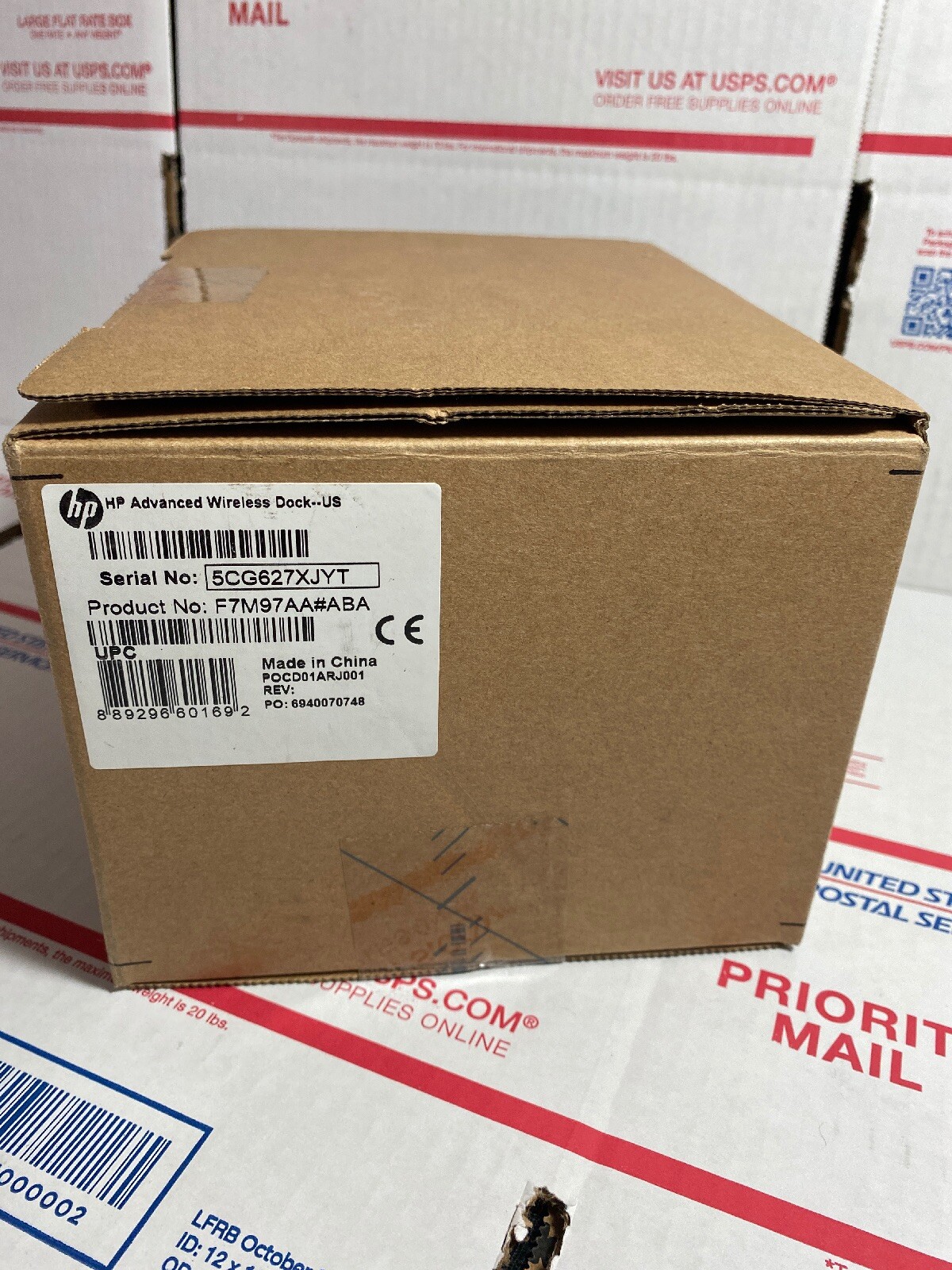 NEW -HP F7M97AA#ABA Advanced Wireless Docking Station VGA, DisplayPort, USB,