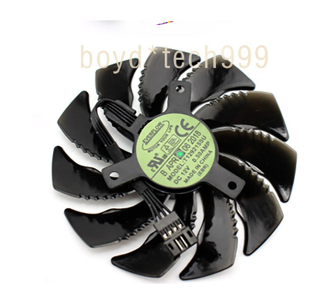 T129215SU 12V 4Pin Cooling Fan For Gigabyte GTX1060 GTX1070 Cooler Fan 88MM