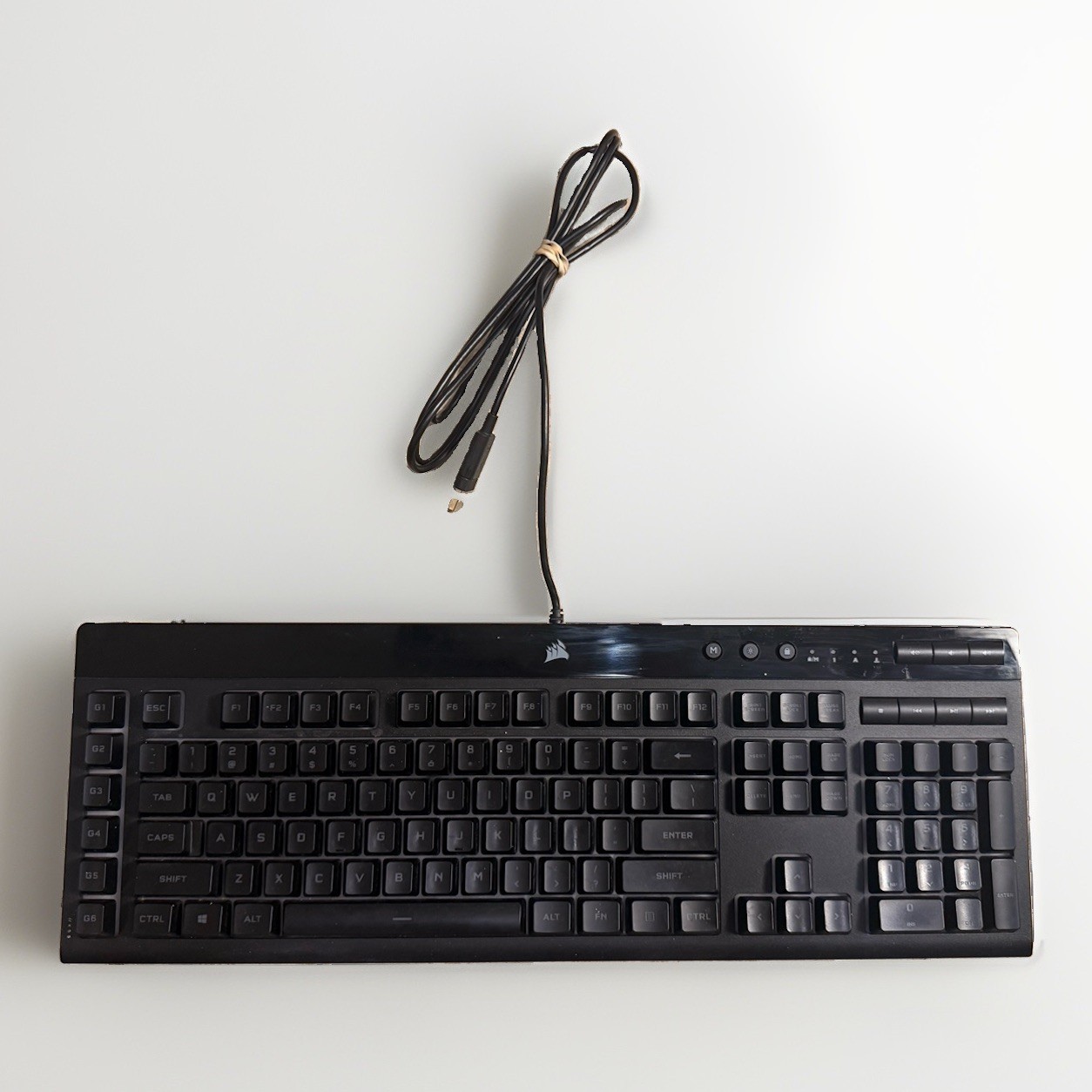 Corsair K55 RGB Pro Dynamic Backlighting Wired Gaming Keyboard Black Barely Used