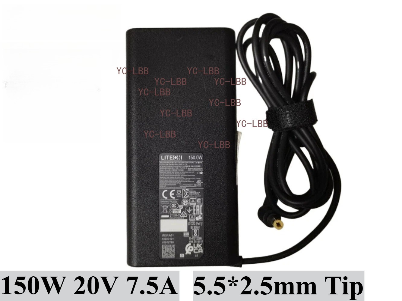 Liteon 150W 20V 7.5A Charger for Asus EeeTop ET2410IUTS-B034C 5.5*2.5mm Adpater