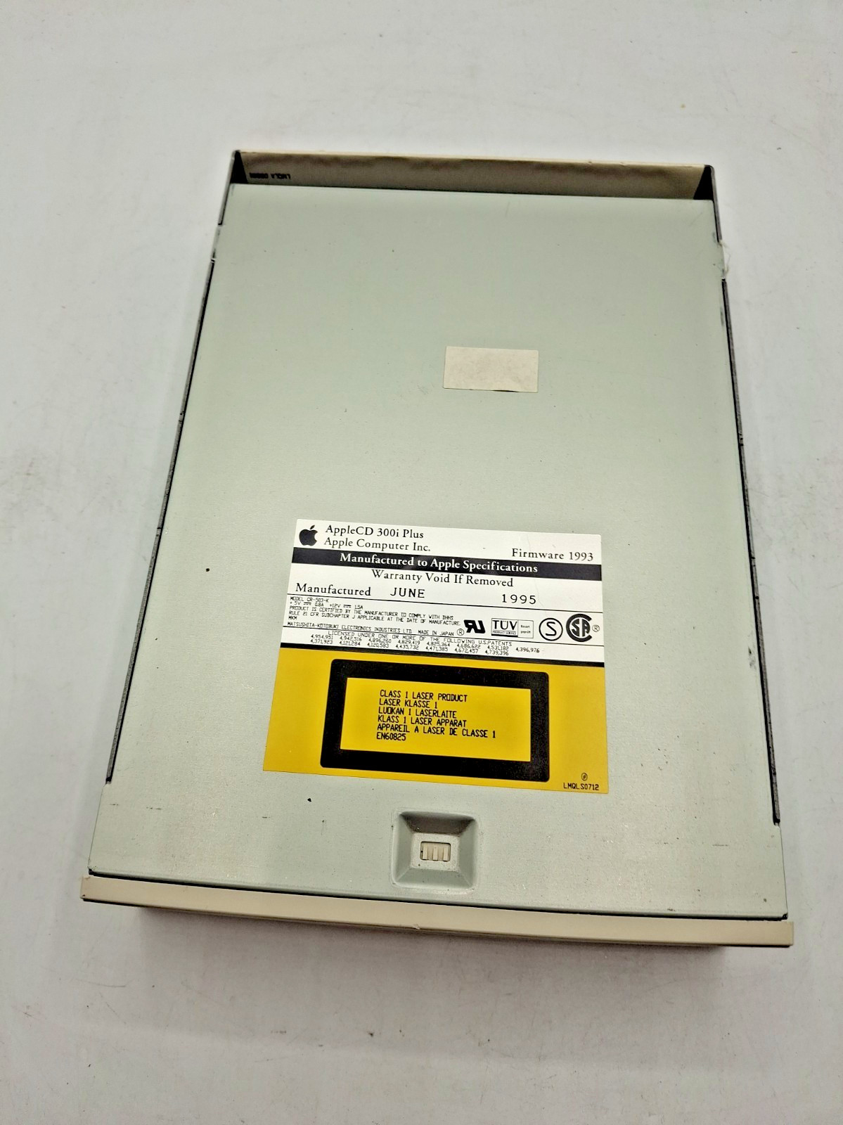 Vintage Apple Computer CR-503-K  AppleCD 300i Plus