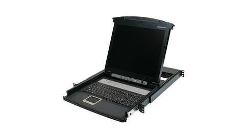 IOGEAR GCL1800 17 LCD KVM Combo Console GCL1800, 43.2 cm (17), USB, 100~240 ~E~