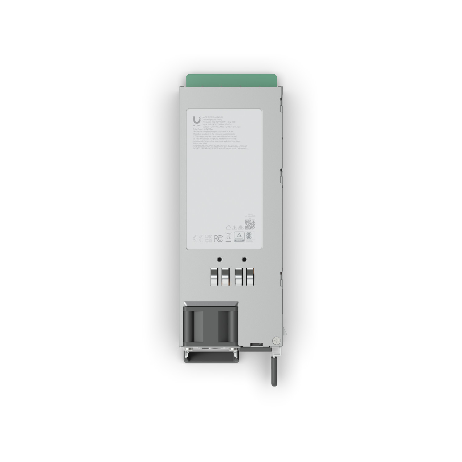 Ubiquiti Hot-Swappable Power Module (550W) UACC-PSU-12V-550W - NEW SEALED