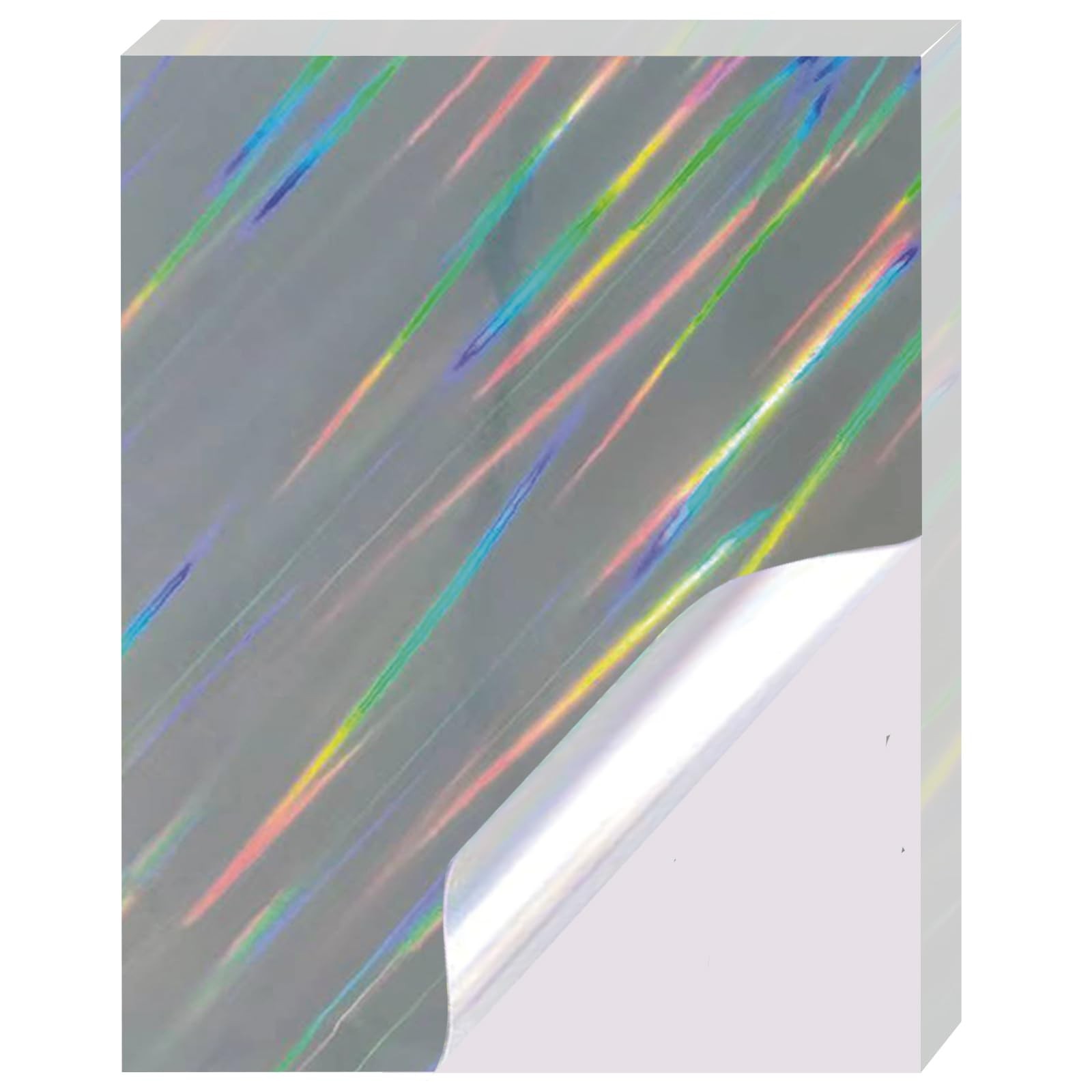 25 Sheets Holographic Sticker Paper for Inkjet&Laser Printer, Printable Vinyl...