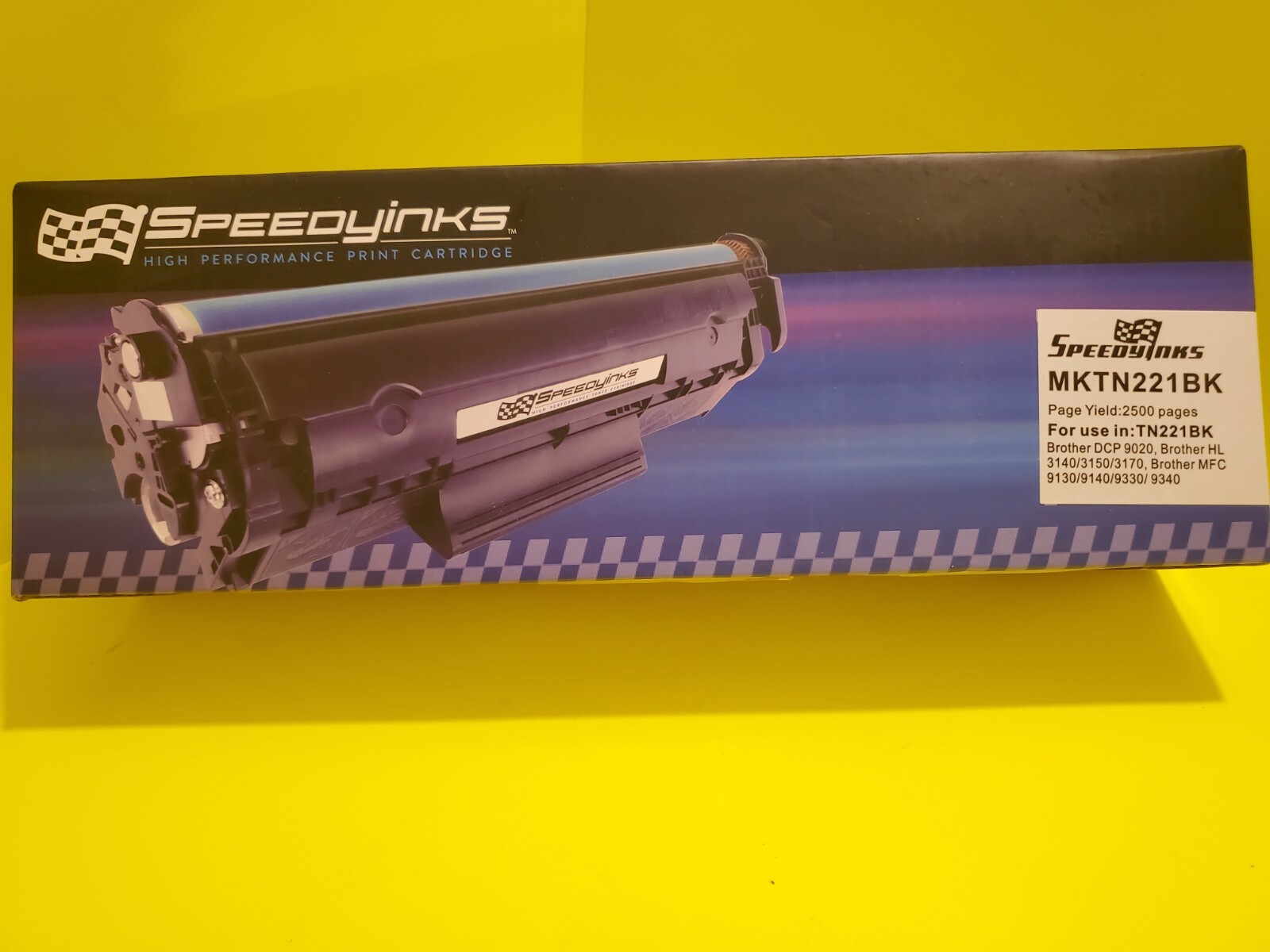 SpeedyInks High Performance Print Cartridge MKTN221-BK 