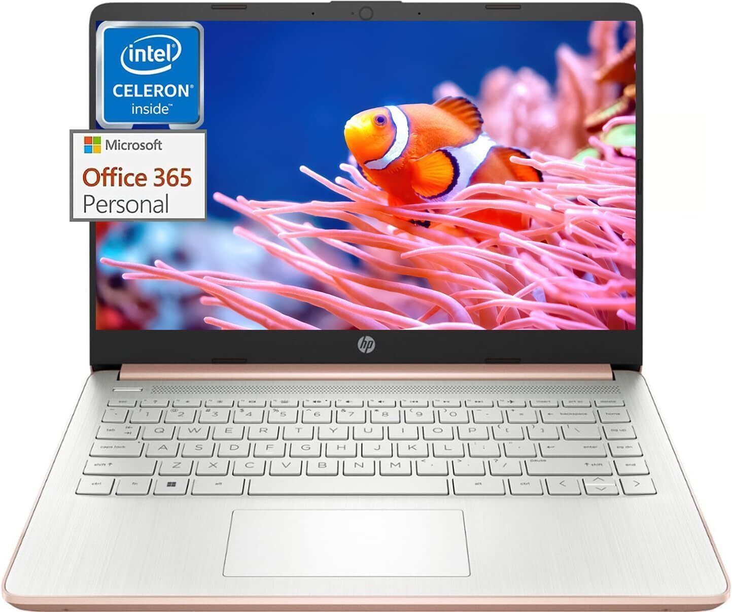 HP 2023 Newest 14 Inch Laptop Intel Quad-Core UP to 16GB RAM,320GB Storage