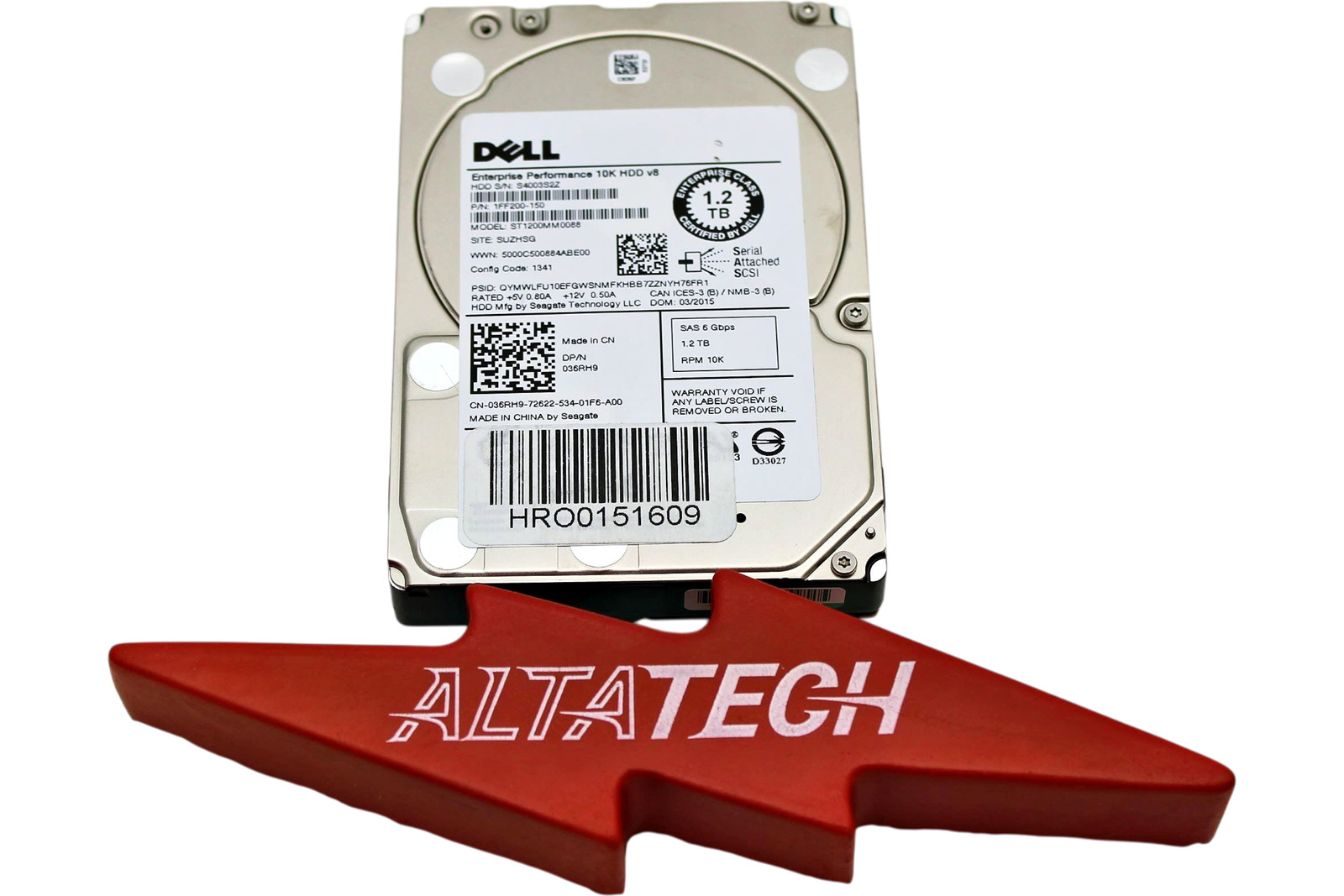 Dell 36RH9 1.2TB 10K SAS 2.5 6G EP+ HDD Seagate ST1200MM0088 Hard disk Drive