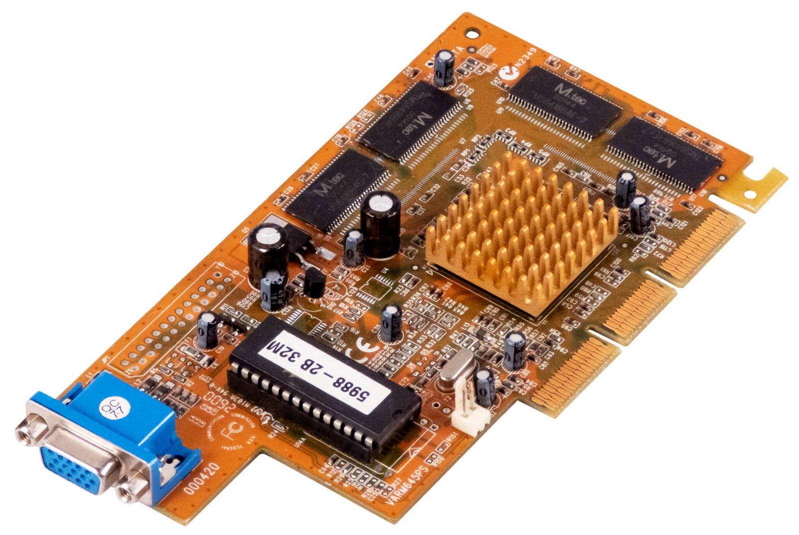 GRAPHICS CARD PINE NVIDIA RIVA TNT2 M64 32MB VARM645PS 5988-2B AGP