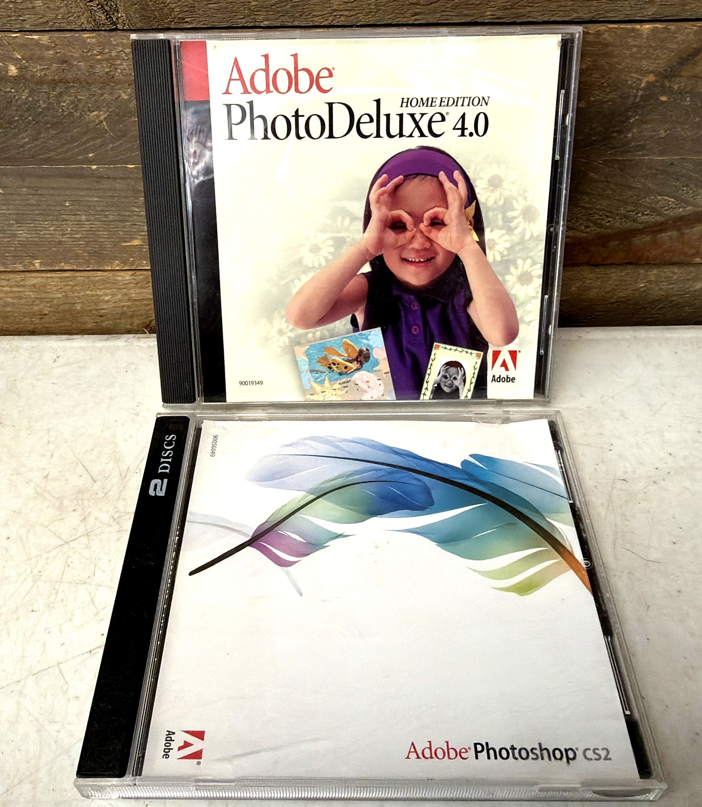 Adobe Photoshop CS2 for Windows – 2 Disc Set + Photo Deluxe 4.0 + Training Disc