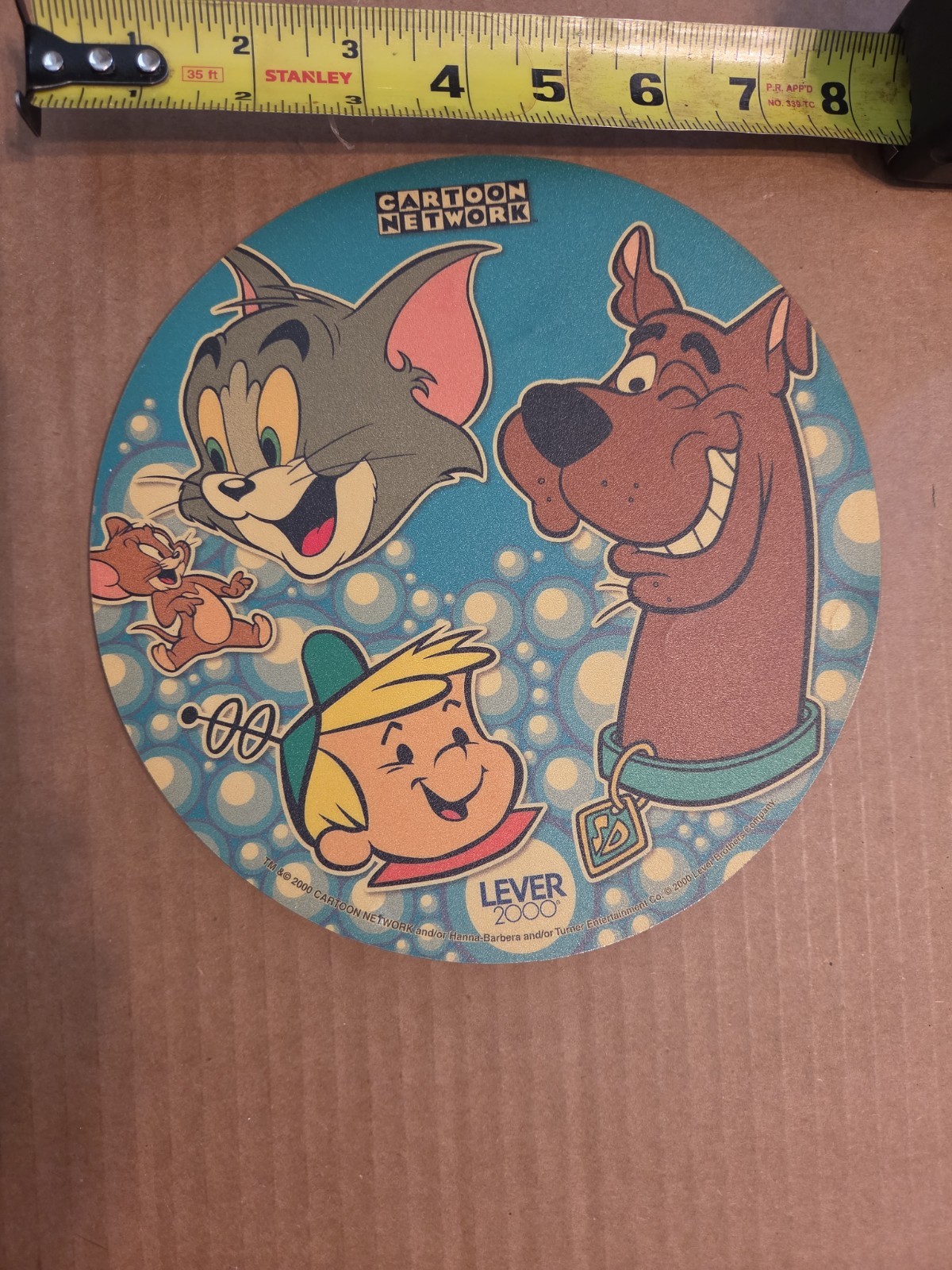 Cartoon Network Mouse Pad – Scooby-Doo, Tom & Jerry, Flintstones – Lever 2000