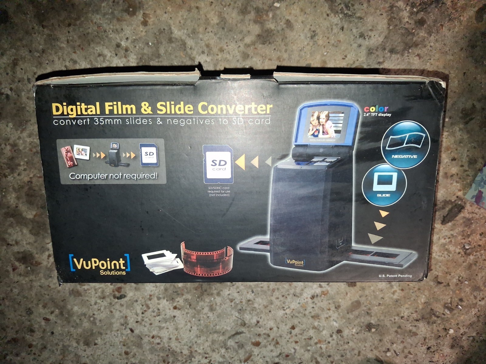 BRAND NEW Vupoint Solutions Digital Film & Slide Converter FC-C520-VP-BX2