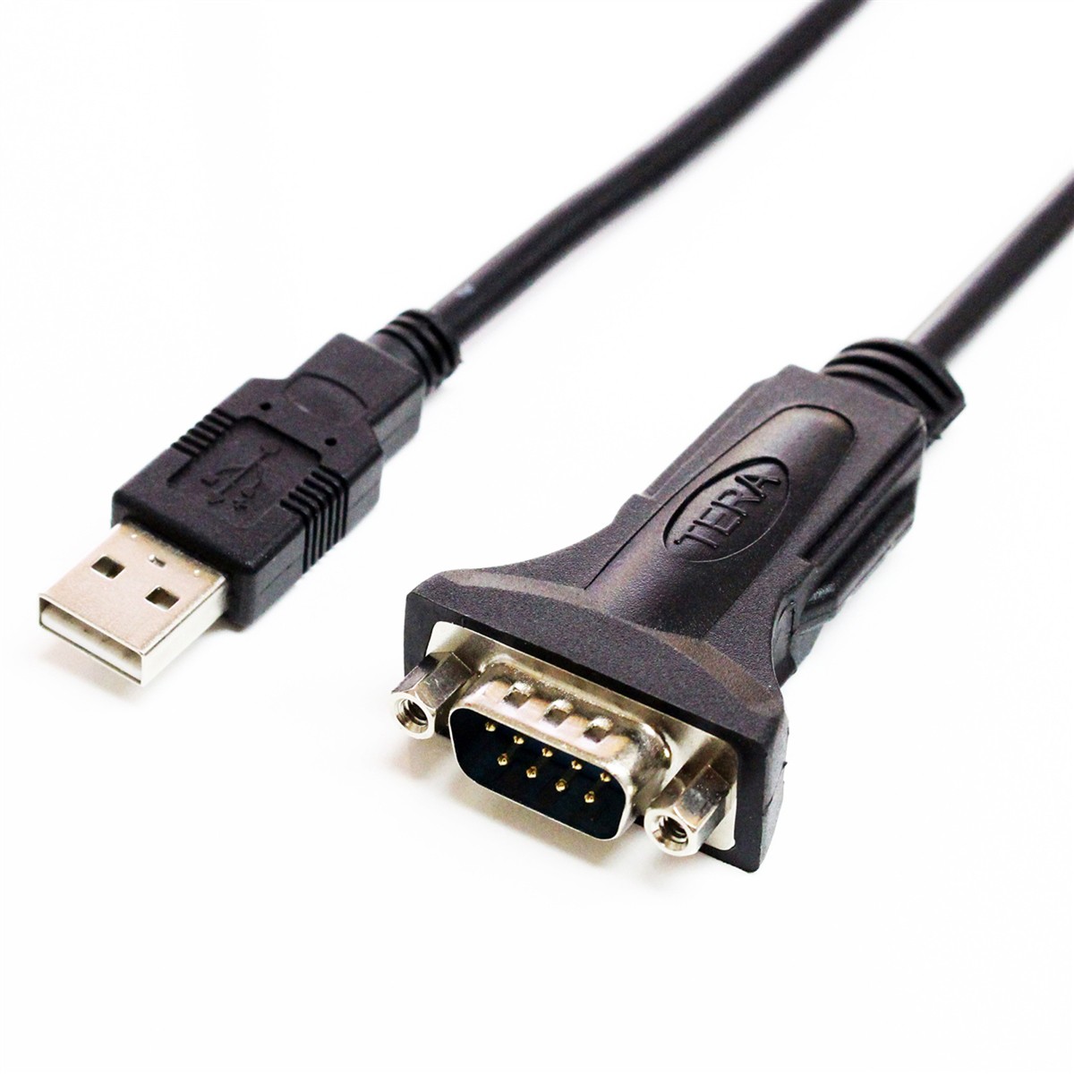 Tera Grand 3' Premium USB 2.0 to RS232 Serial DB9 Adapter Cable with Female Jack