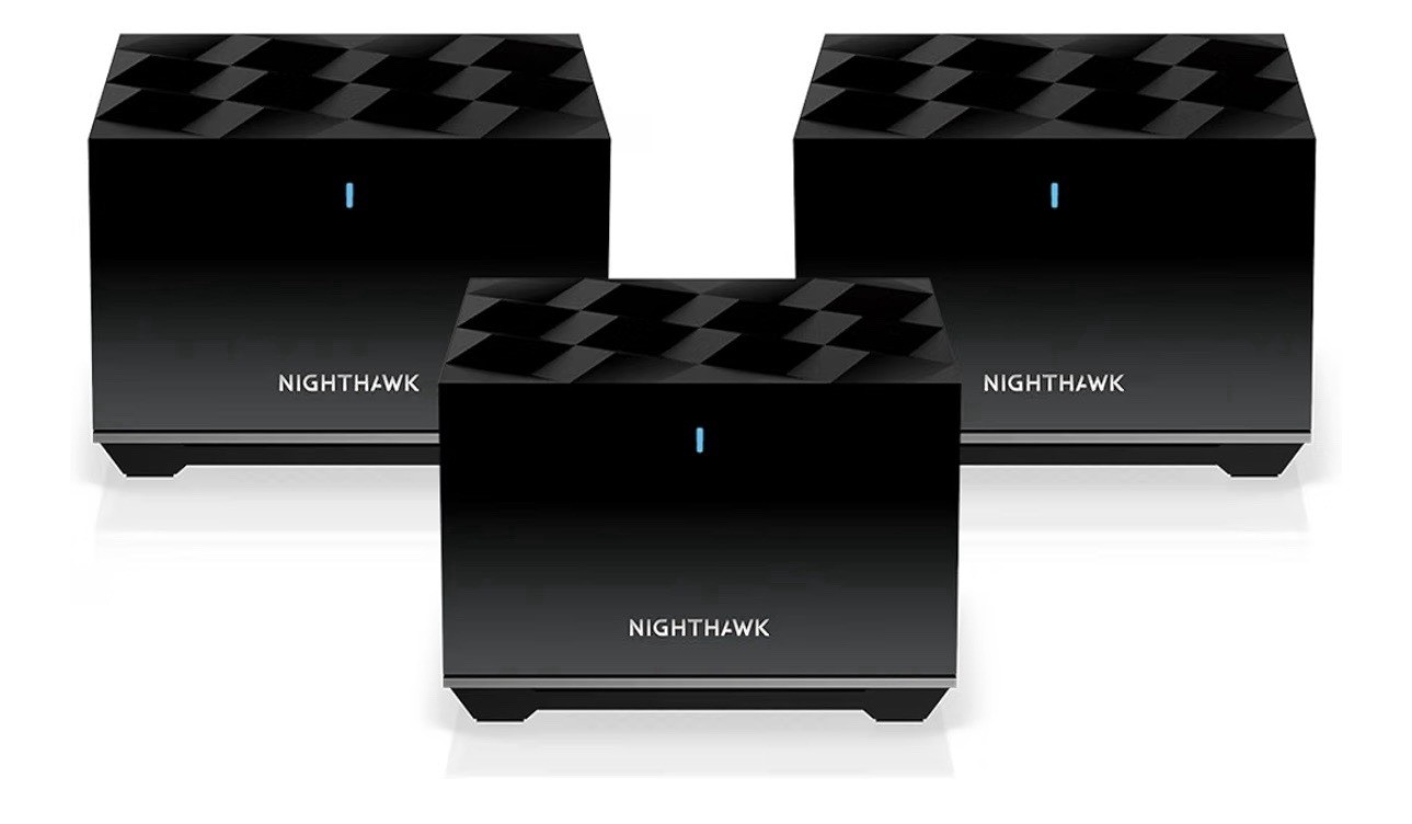 NETGEAR Nighthawk Tri-Band Whole Home Mesh WiFi 6 System (MK83) – AX3600 Router