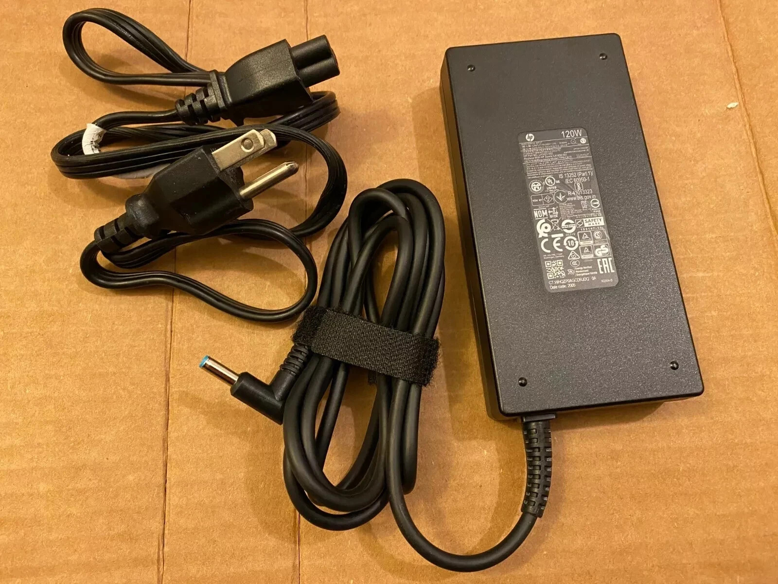 Genuine 120W Blue Tip AC Adapter Charger For HP HSTNN-CA25 L41856-001 710415-001