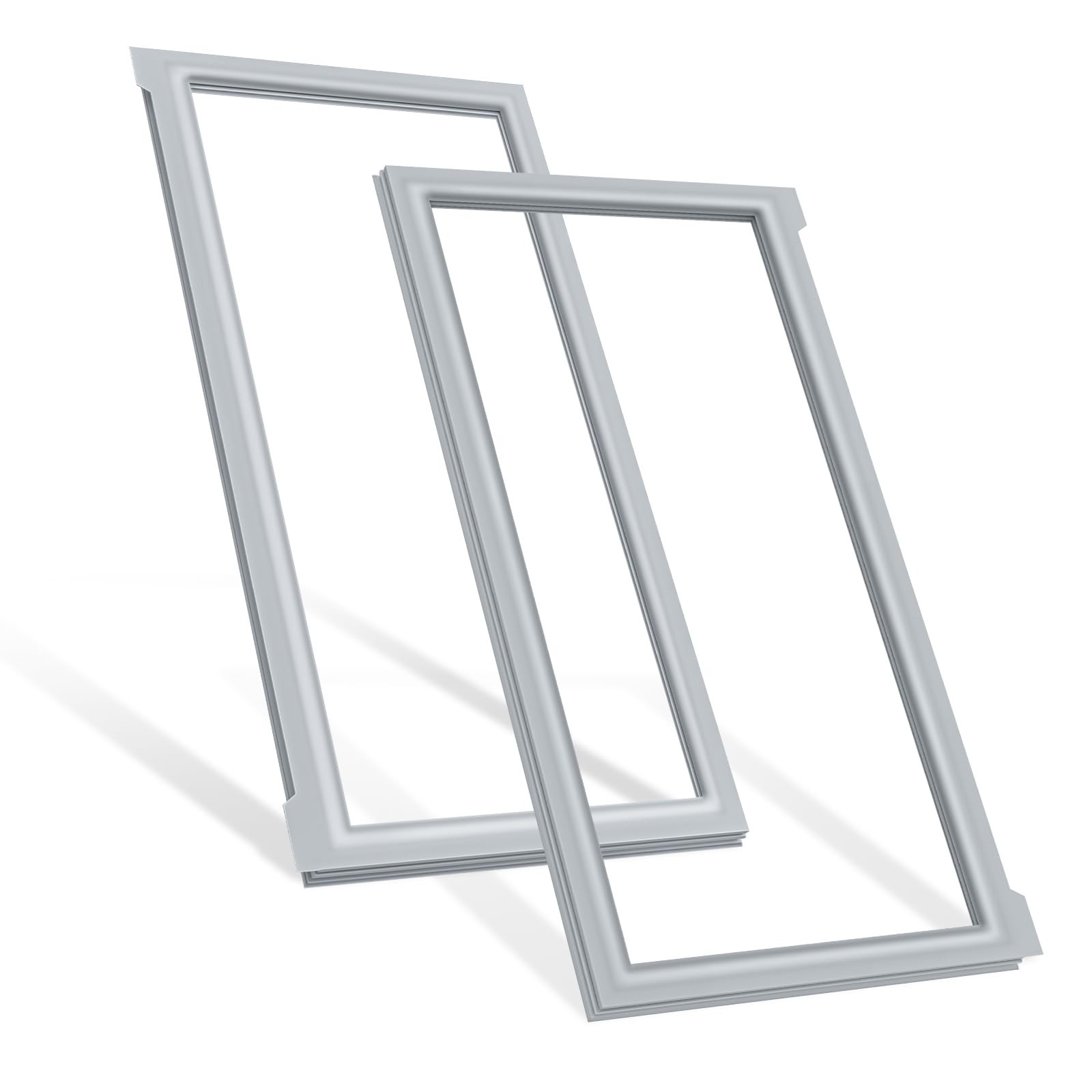 Upgraded W10830162 (Right) & W10830283 (Left) Refrigerator French Door Seal G...