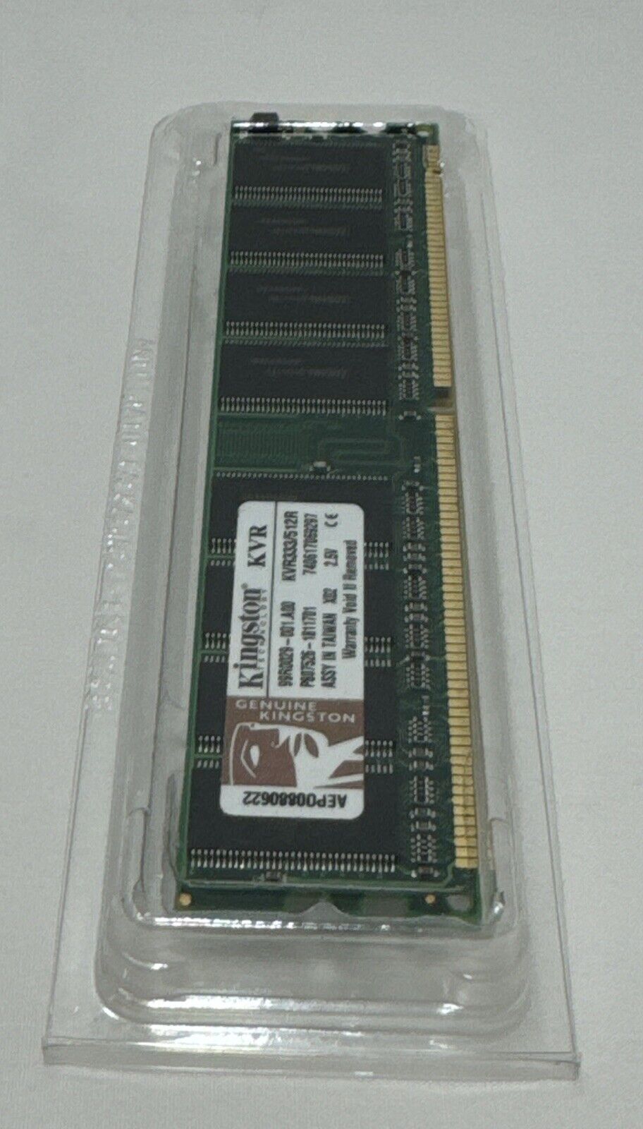 OEM Kingston 1GB 2X512MB PC2700 KVR333/512R Desktop Memory 740617069297