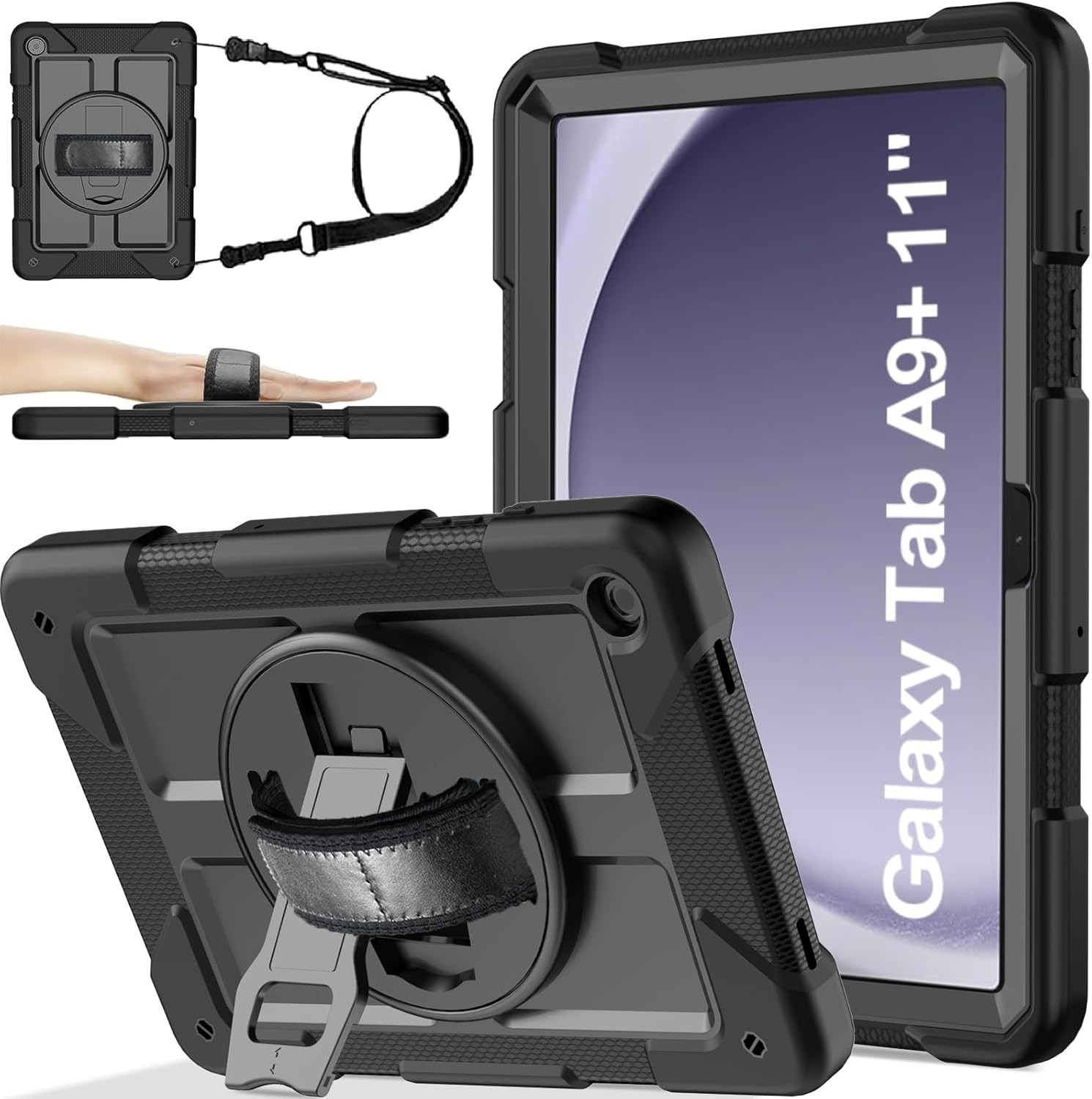 BMOUO for Samsung Galaxy Tab A9+ Plus Case 11" 2023 (SM-X210/X216/X218), Shockpr