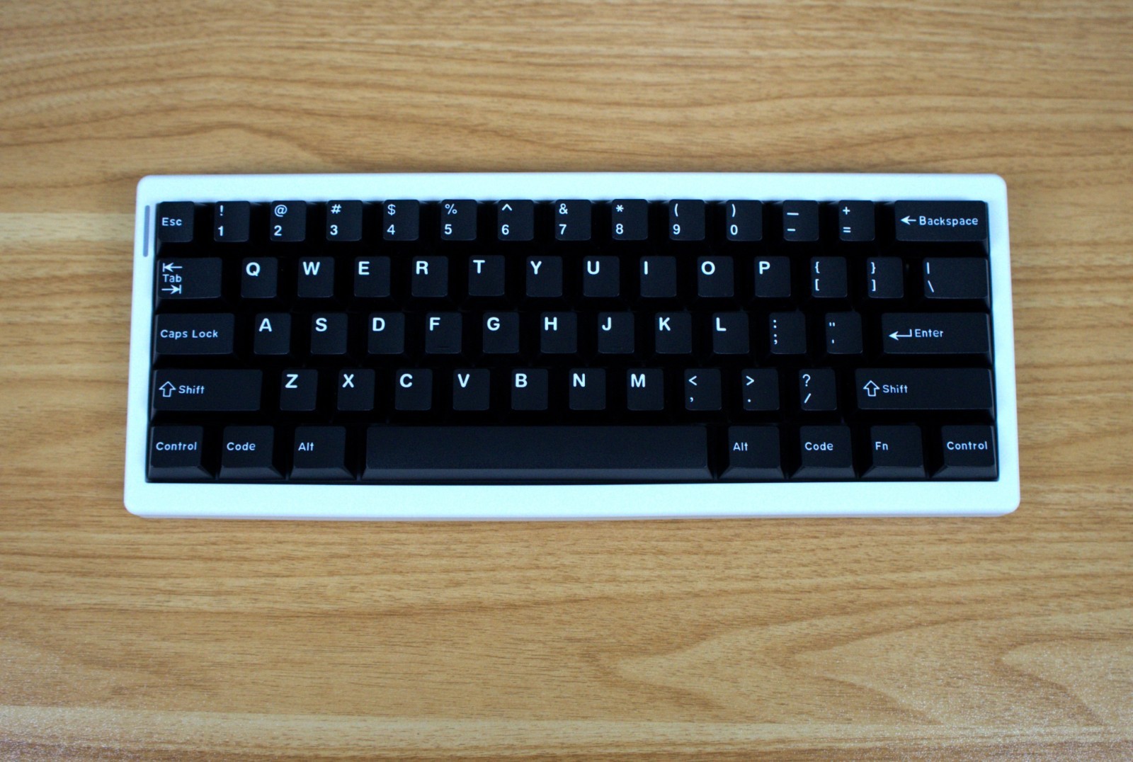 White Custom GMK61 | Hotswap Gaming Keyboard 60% | HMX Jelly | VIA/QMK