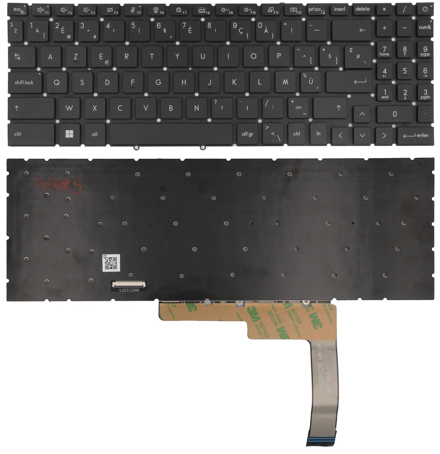 Original BELGIAN Keyboard MSI Creator Z16P B12UG B12UHT Z17 A12UET Per-Key RGB