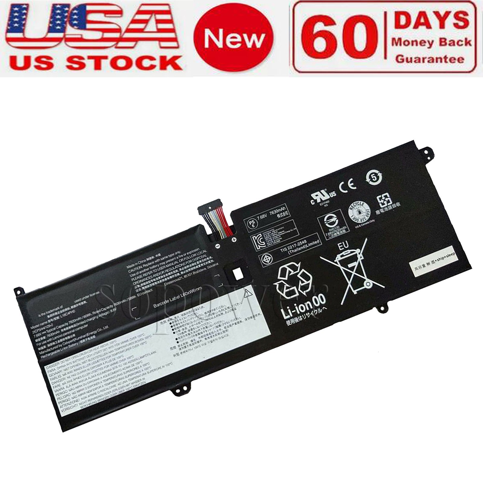NEW 7.68V L18C4PH0 L18M4PH0 Battery for Yoga C940-14 C940-14IIL SP/A 81Q9