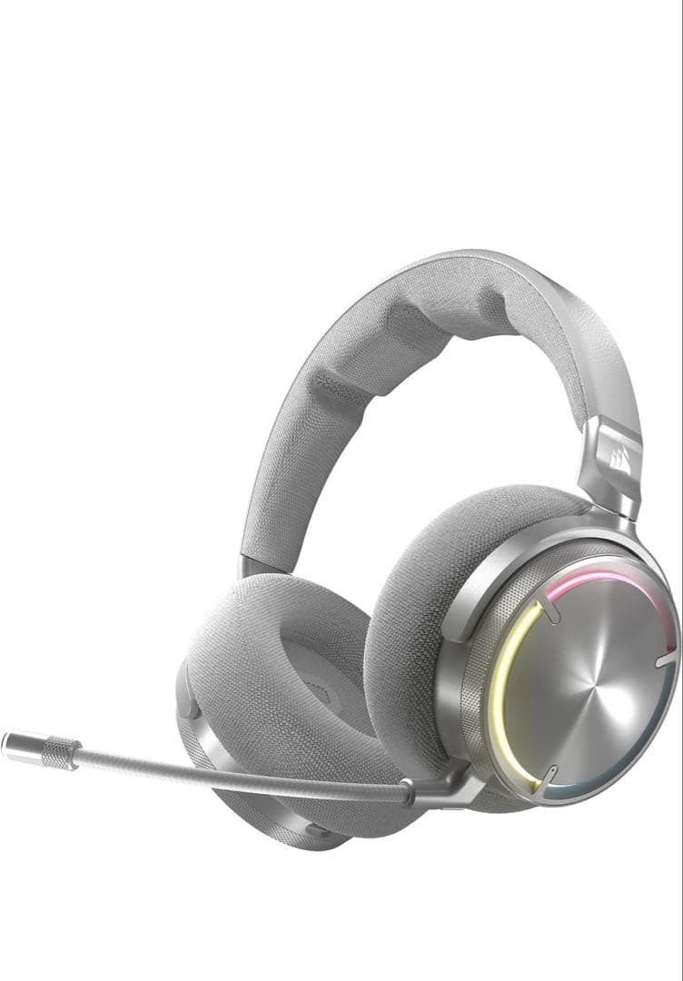 CORSAIR Virtuoso Max Wireless Silver High-Quality Bluetooth Gaming Unused