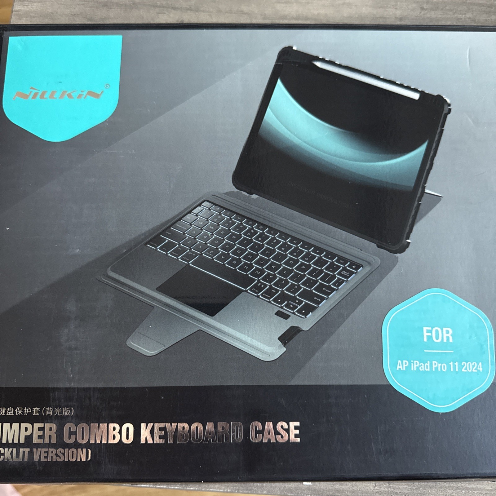 Nillkin Bumper Combo Keyboard Case for iPad Pro 11 (2024 M4) - Backlit Version