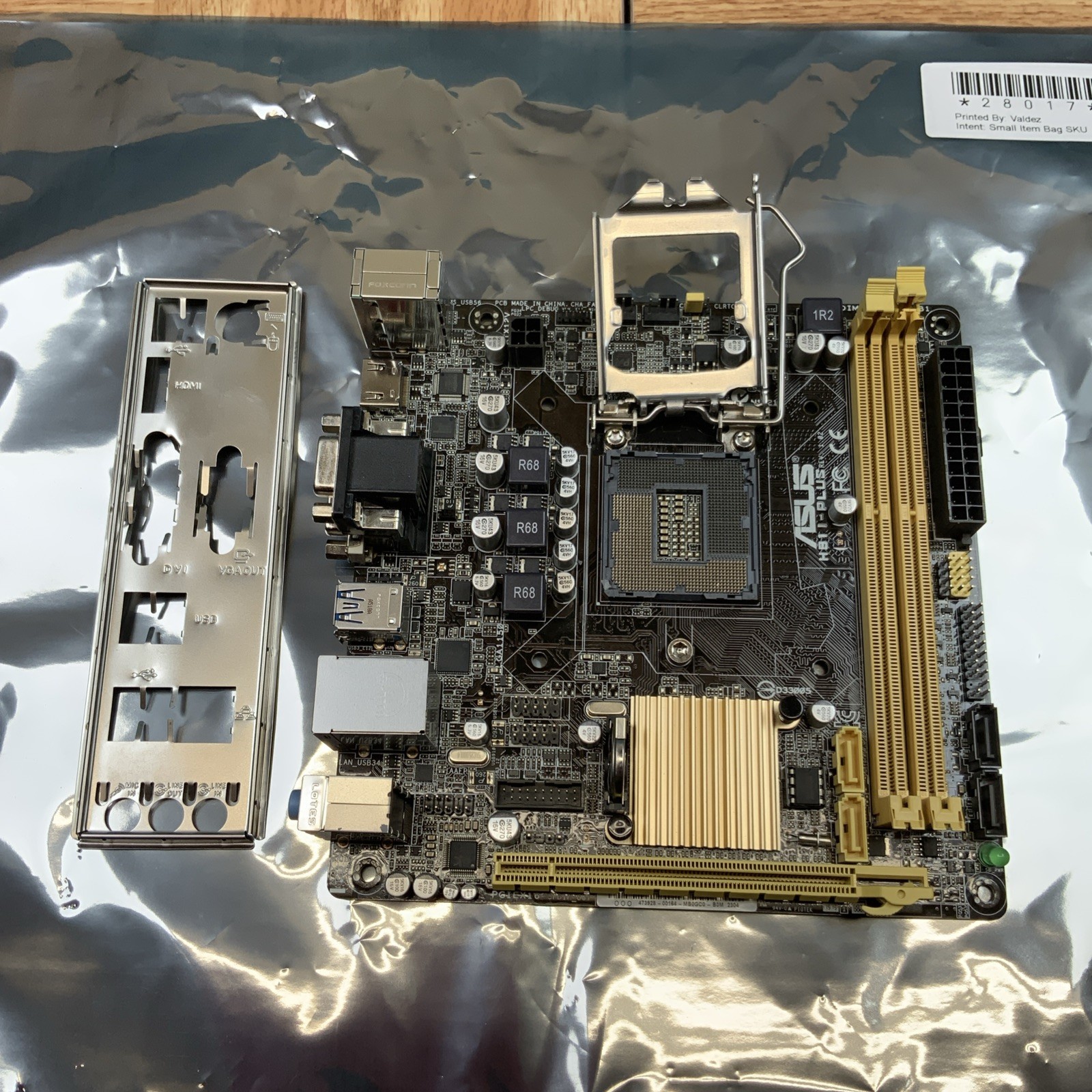 ASUS H87I-Plus Motherboard - Functional Good Condition
