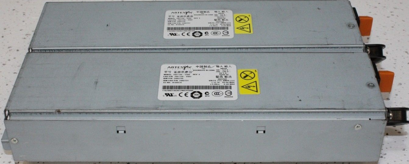 (LOT 2) Artesyn 7001138-Y000 IBM 24R2730 24R2731 835W HOT-SWAP POWER SUPPLY FS&H