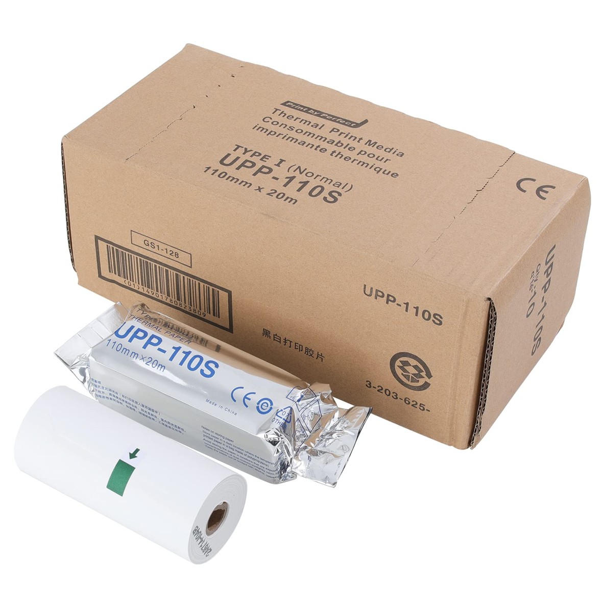 UPP-110S Type I Black and White Video Thermal,Ultrasound Film/Media 10 rolls/bx,