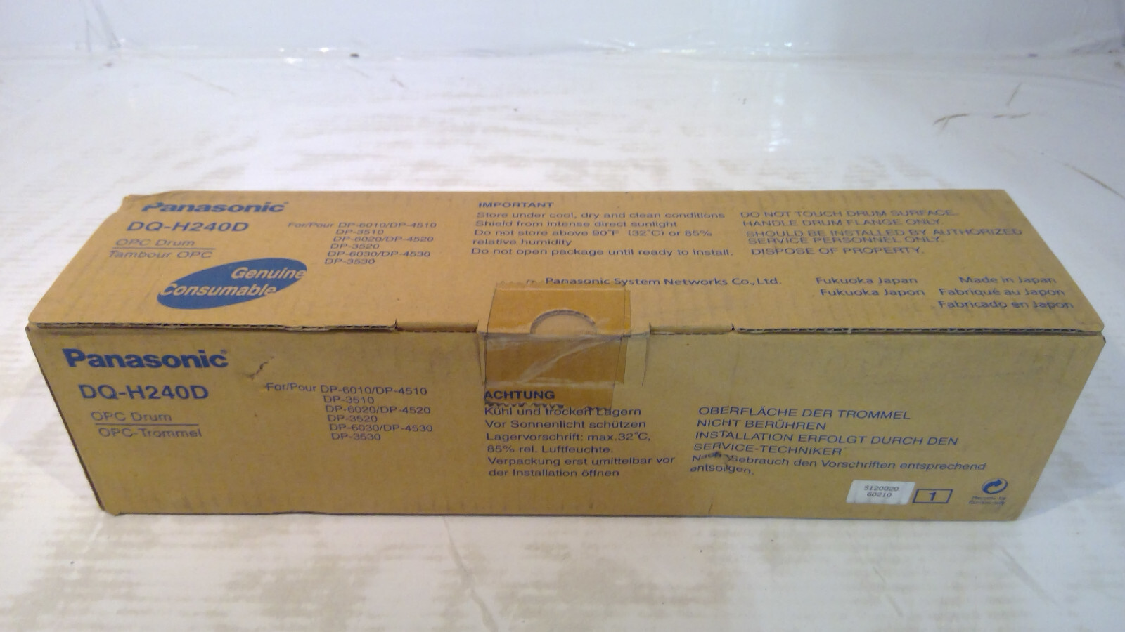 Genuine Panasonic DP-6010/4510 OPC Drum DQ-H240D