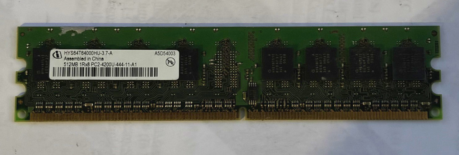512MB DDR-400 Desktop RAM Hynix HY5DU121622DTP PC3200