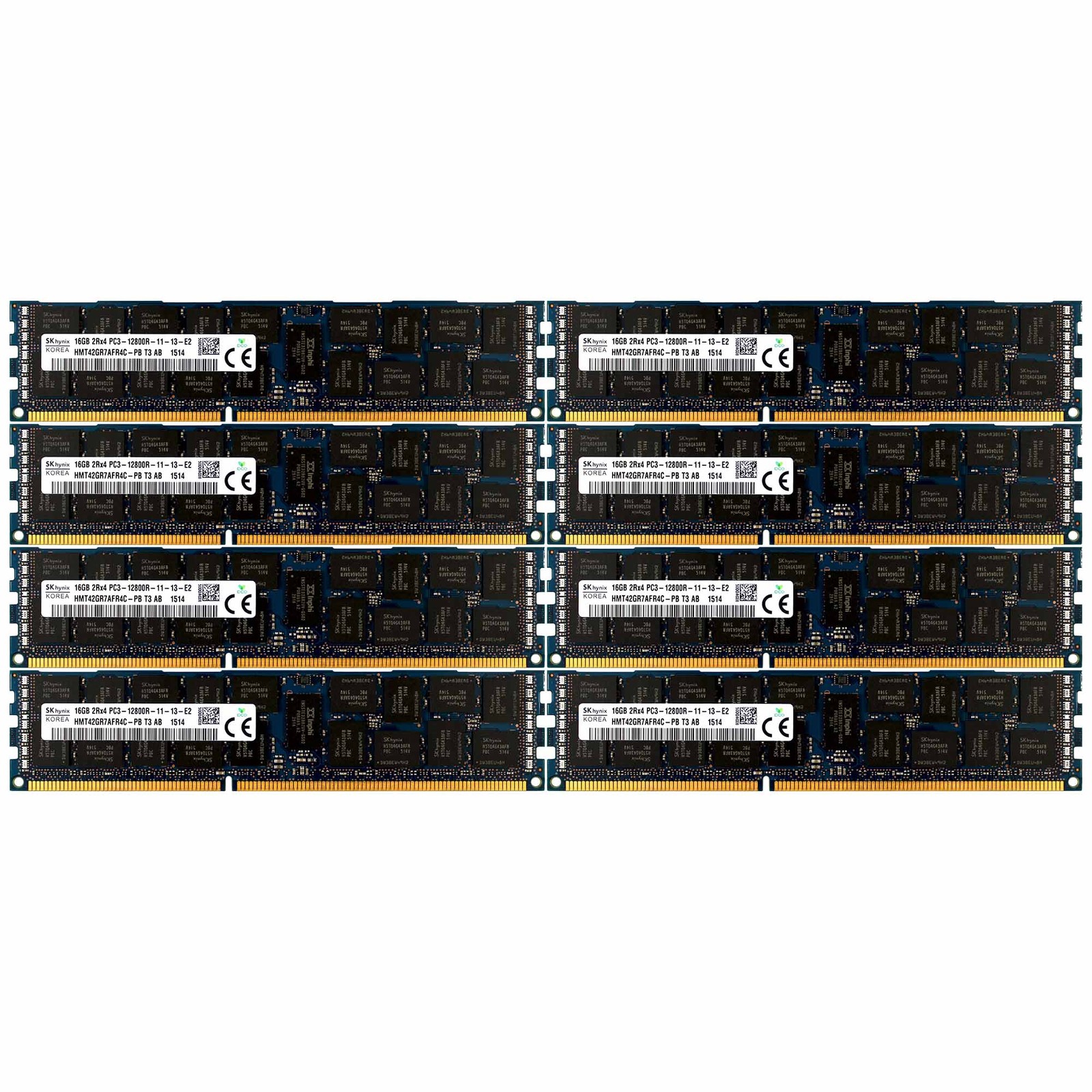PC3-12800 8x16GB HP Proliant ML350E ML350P SL210T SL230S SL250S G8 Memory Ram