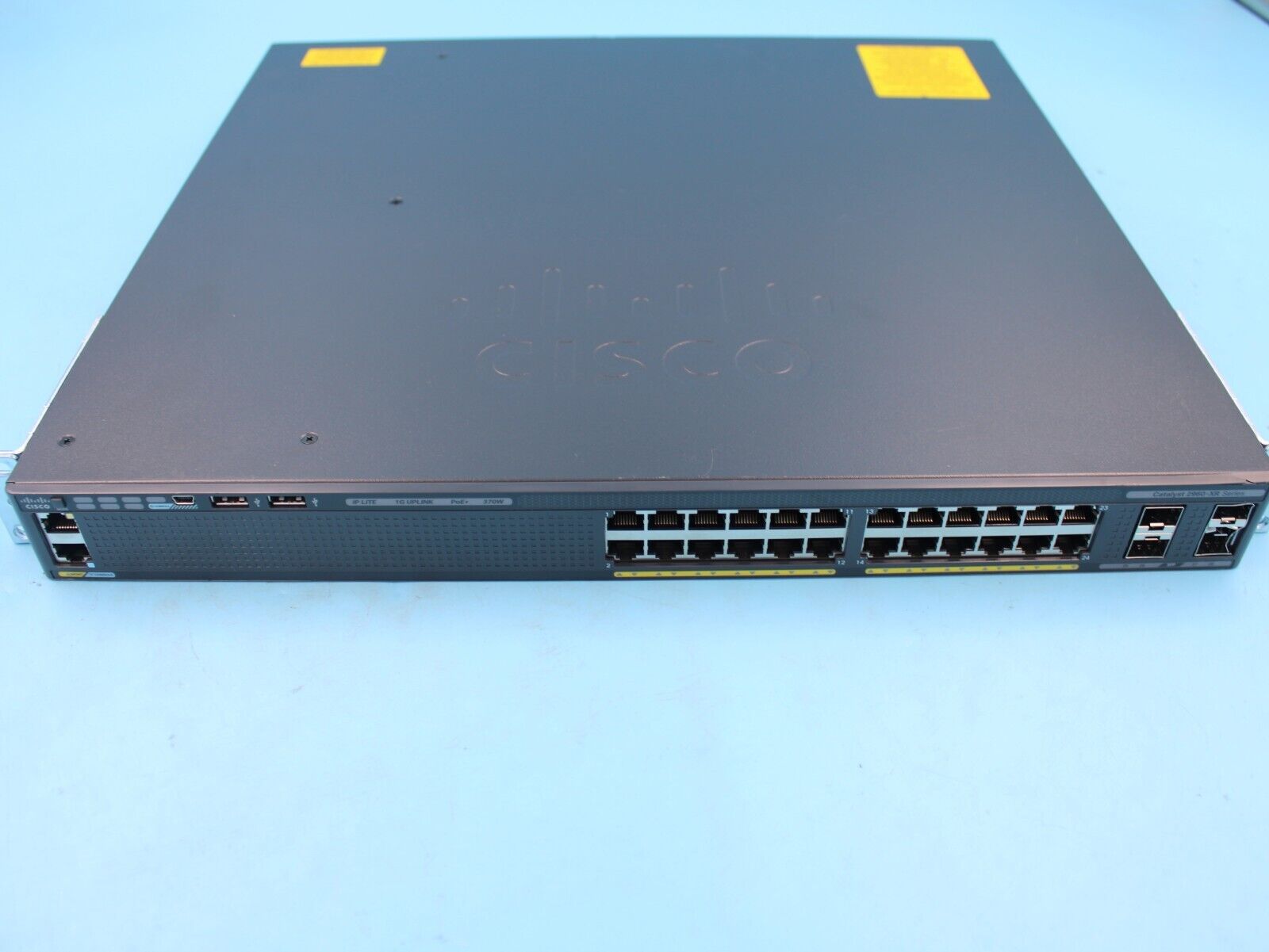 Cisco Catalyst WS-C2960XR-24PS-I 24-Port Gigabit Managed Network Switch TESTED