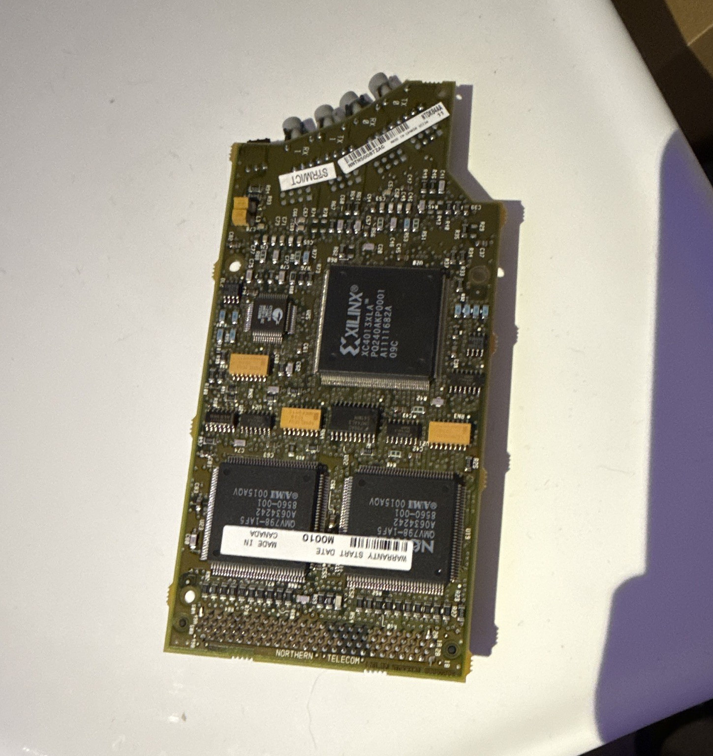Nortel NTDK84AA Dual-Port Fiber Expansion Daughterboard Module CS1000 Meridian